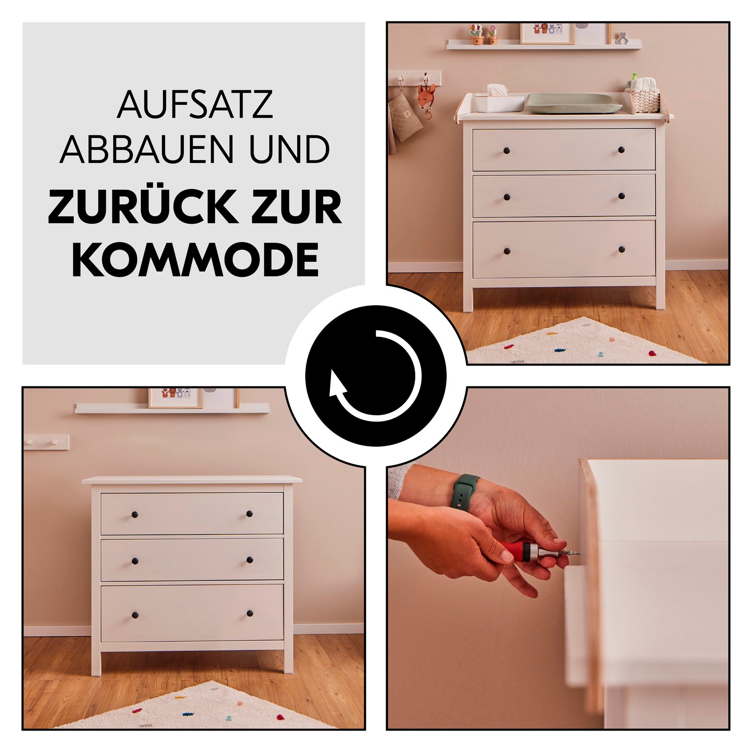 Hauck Wickelaufsatz »Combine N Change« FSC® - schützt Wald