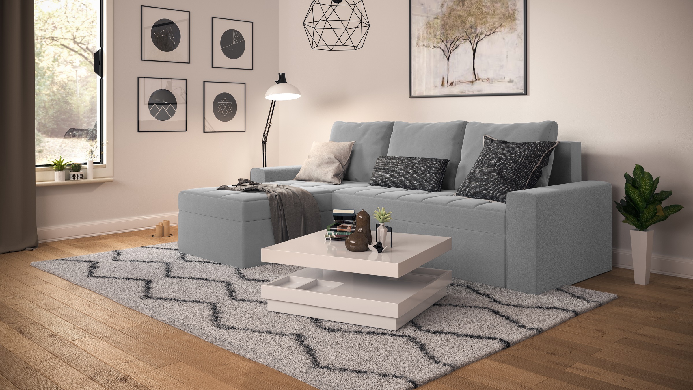 INOSIGN Ecksofa »Marik«, mit Bettfunktion kaufen