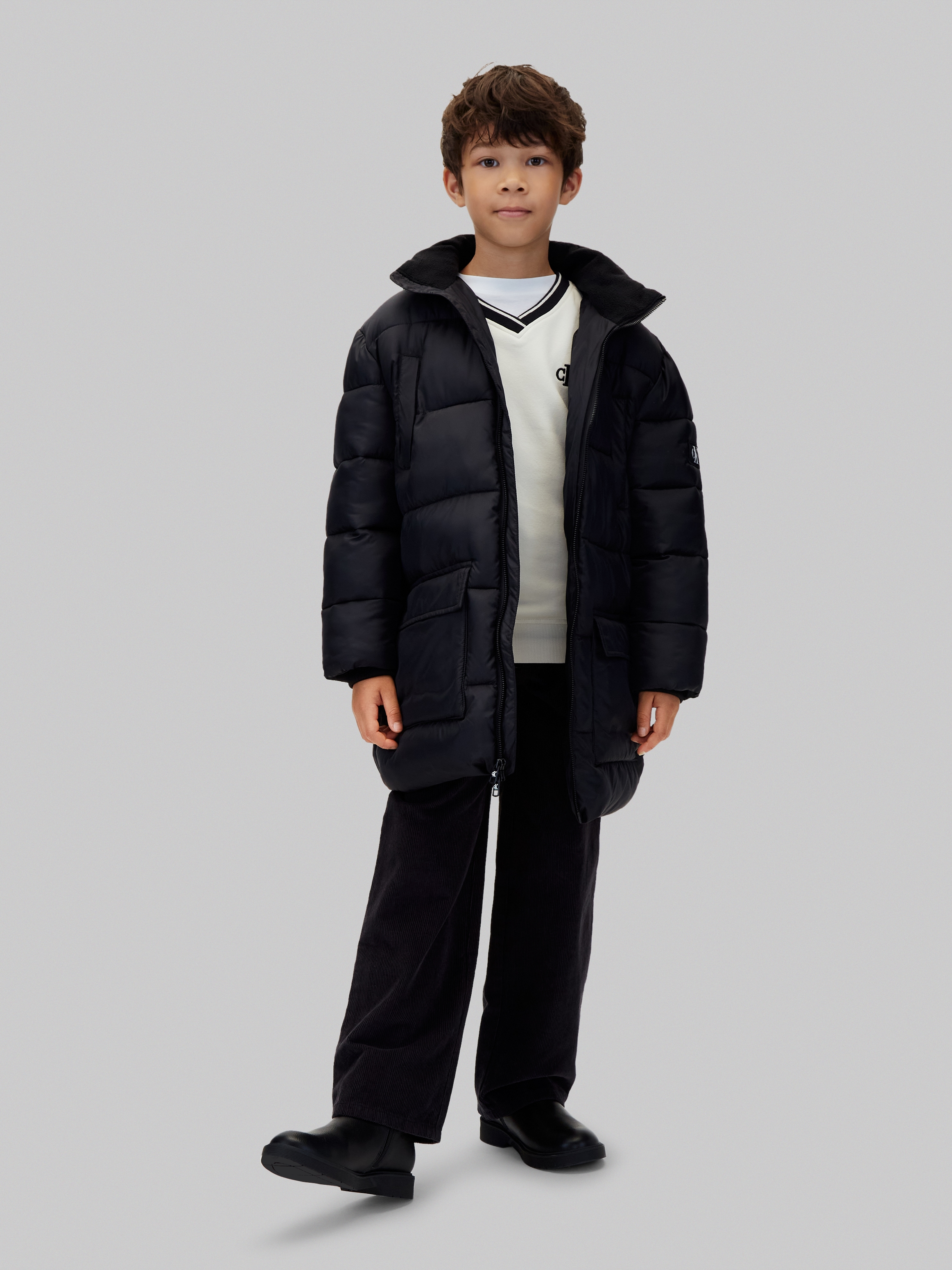 Calvin Klein Steppmantel »CK ESSENTIAL PARKA PUFFER« Regular fit mit Kapuze