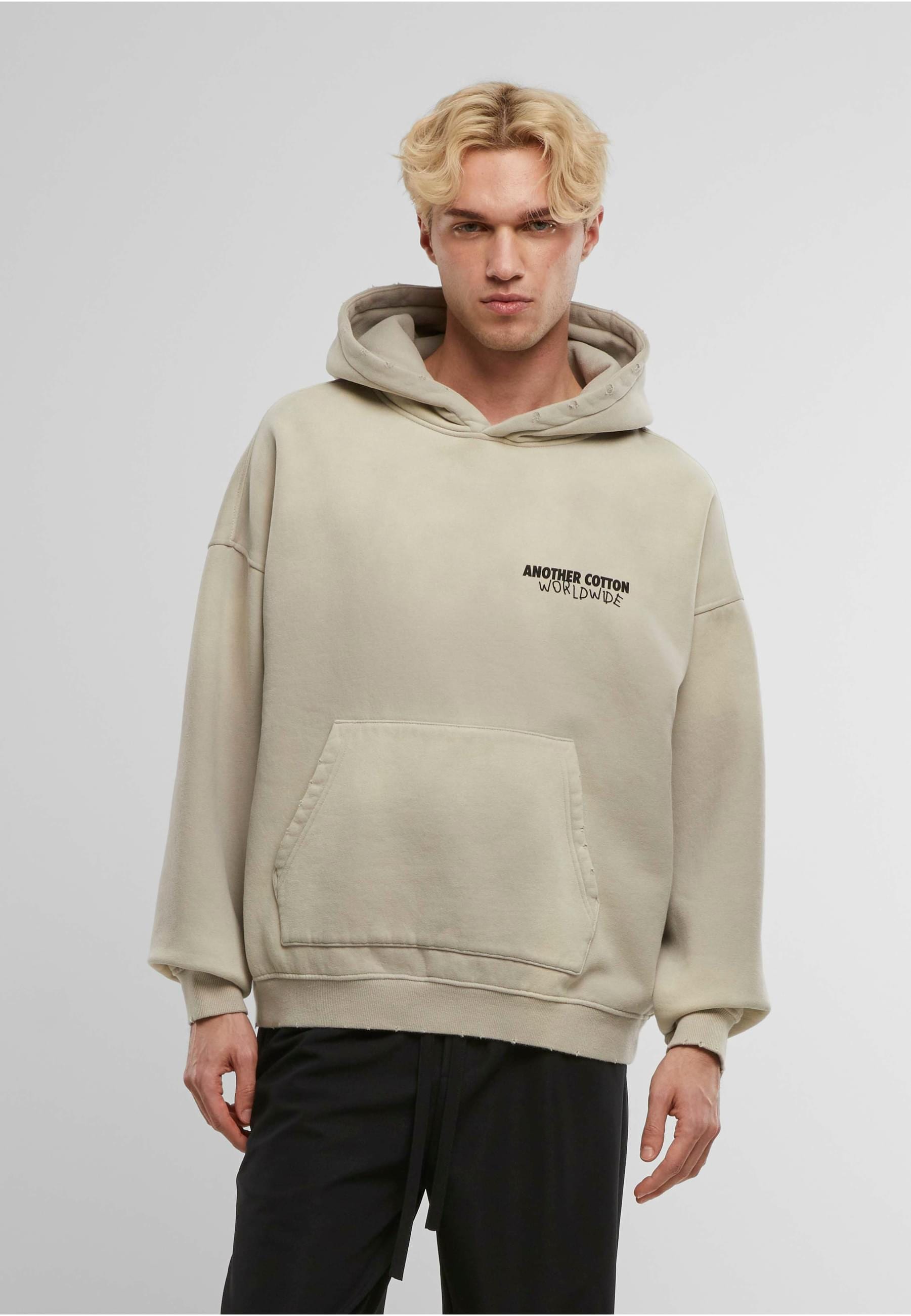 Another Cotton Lab Kapuzensweatshirt »Another Cotton Lab Getaway Oversized Washed Hoodie«, (1 tlg.)