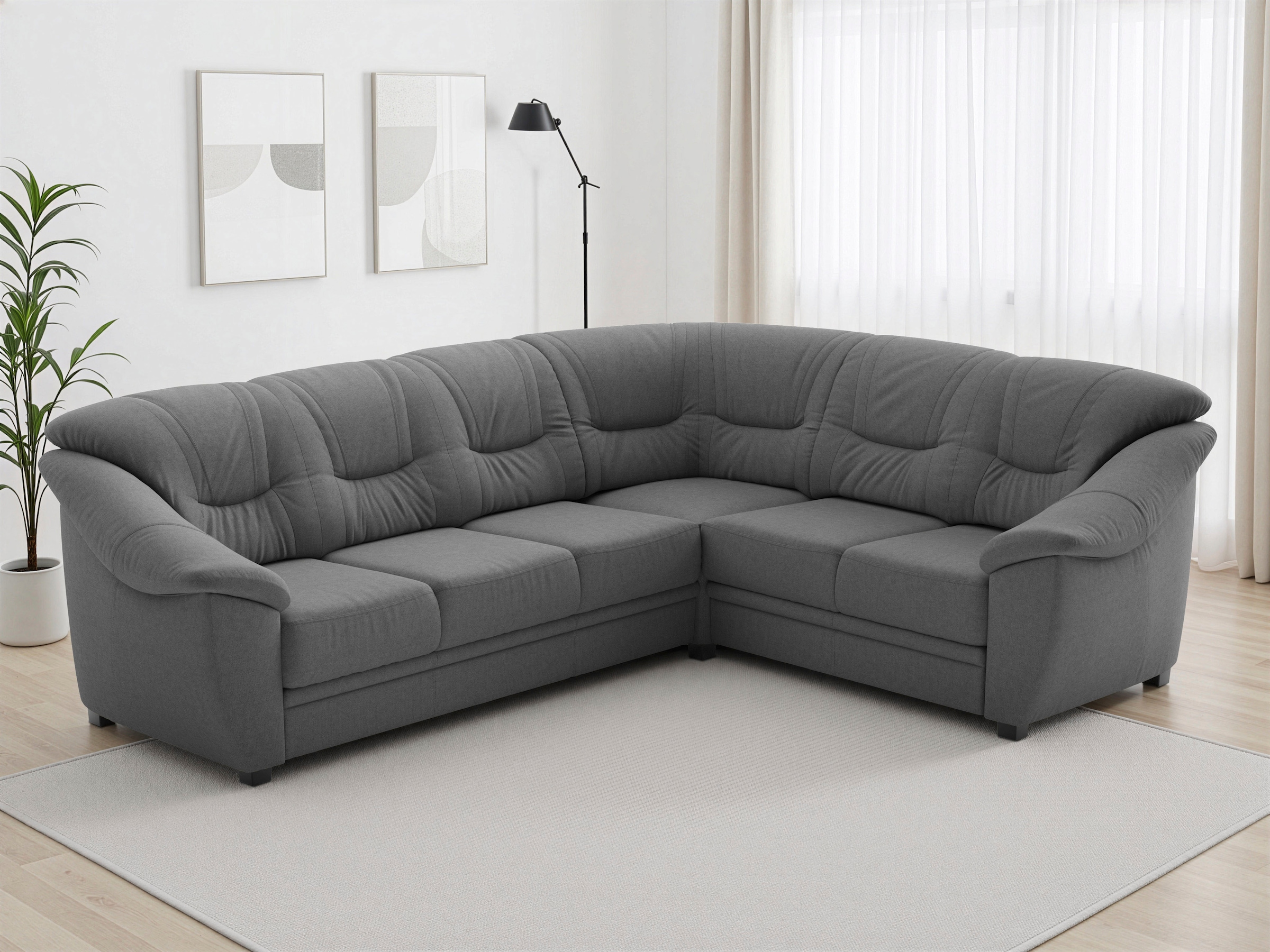sit&more Ecksofa »Savona« mit Federkern, optional mit Bettfunktion