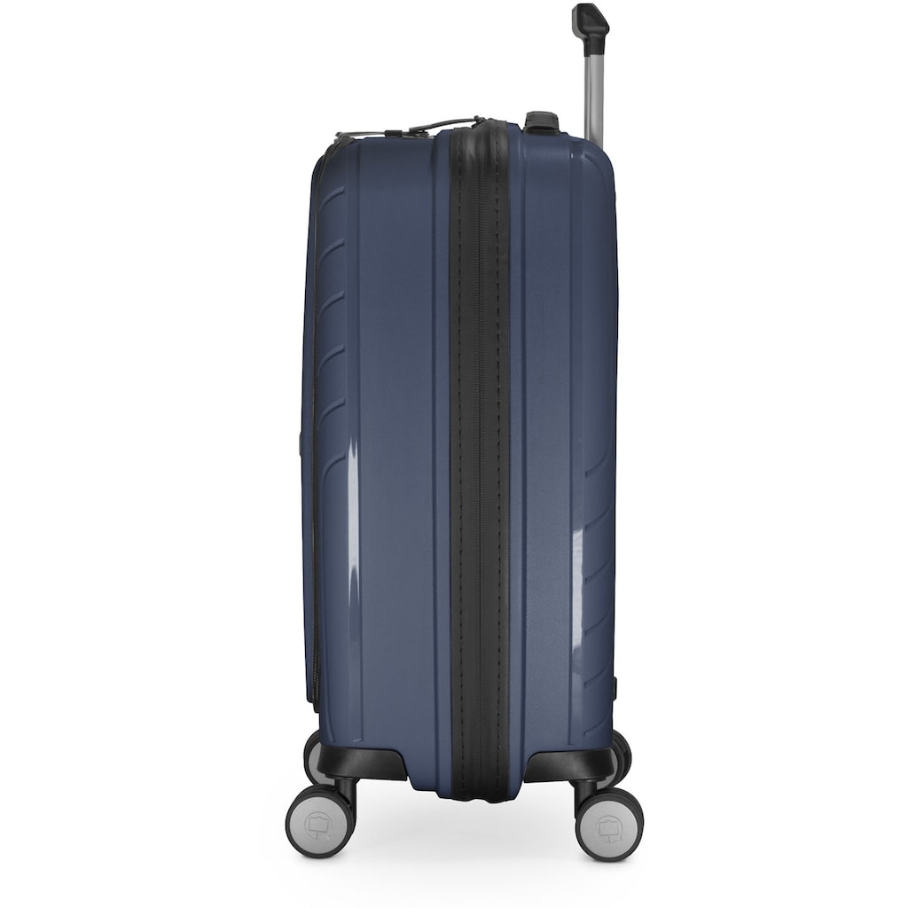 Hauptstadtkoffer Hartschalen-Trolley »TXL, dunkelblau, 55 cm«, 4 Rollen