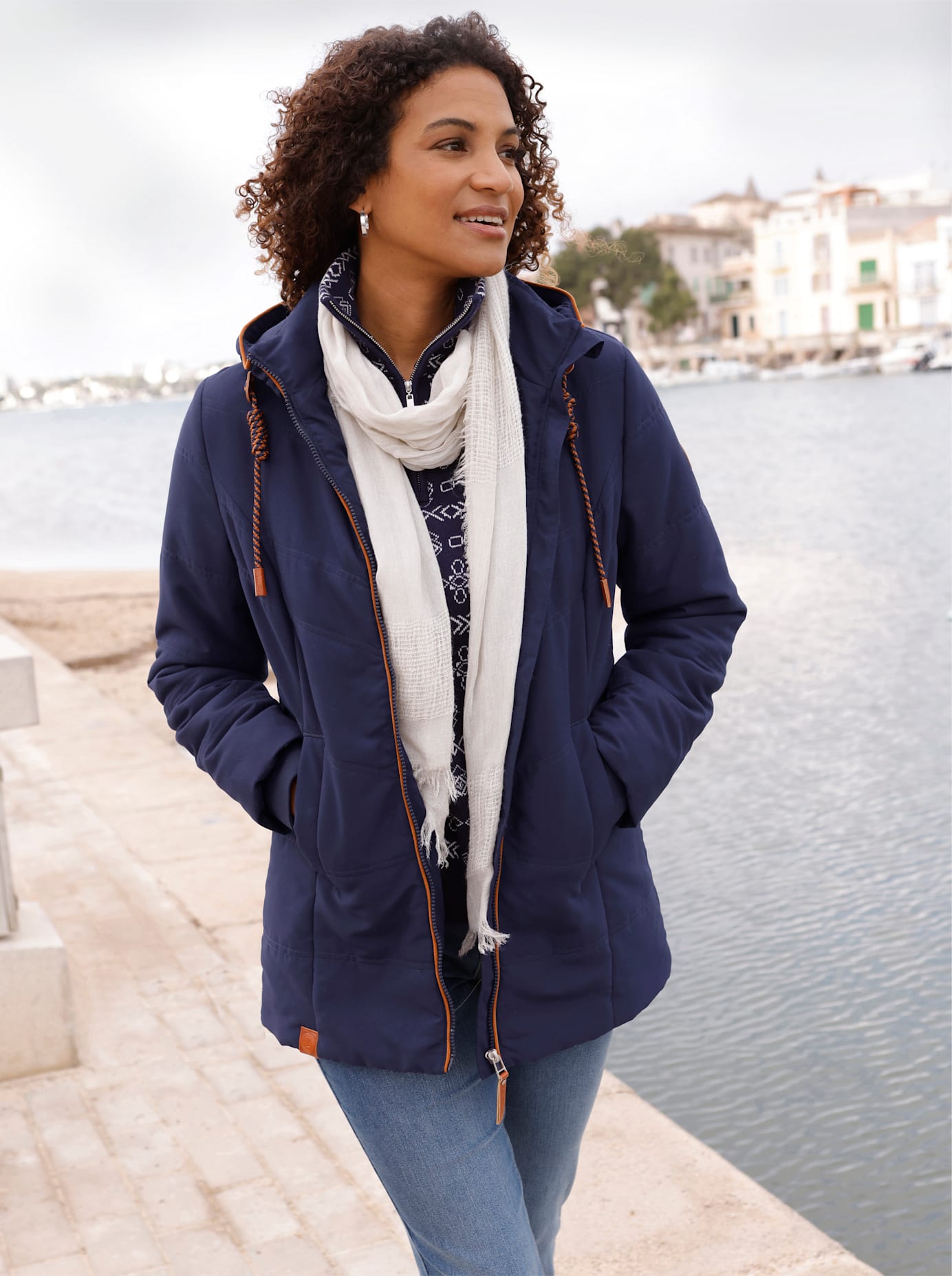 Casual Looks Steppjacke mit Kapuze