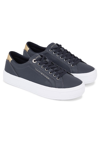 TOMMY HILFIGER Plateausneaker »ESSENTIAL VULC LEATHER...