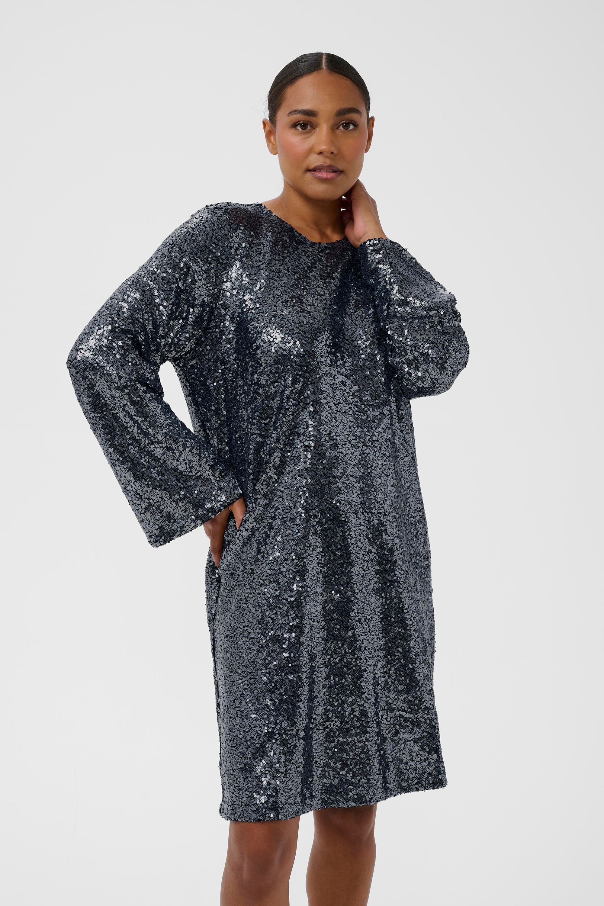 KAFFE Midikleid »Kleid KAlau«