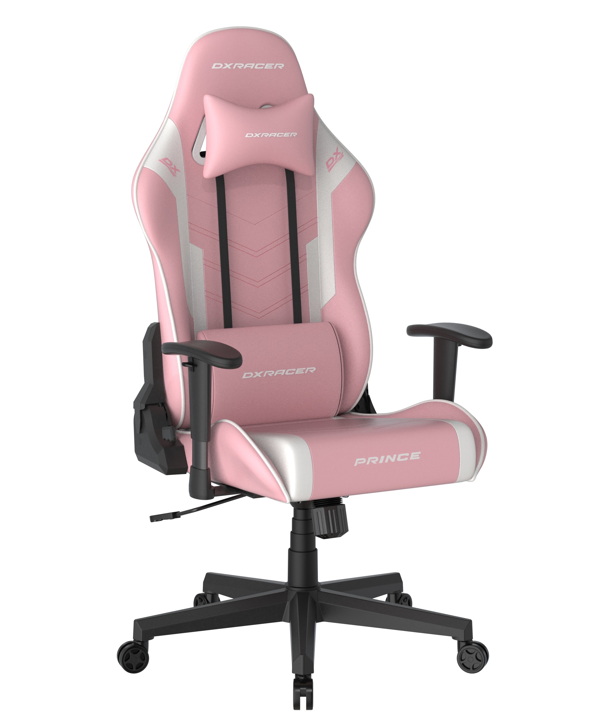 DXRacer Gaming-Stuhl »Prince Gaming Chair Regular L, PVC, pink weiß«