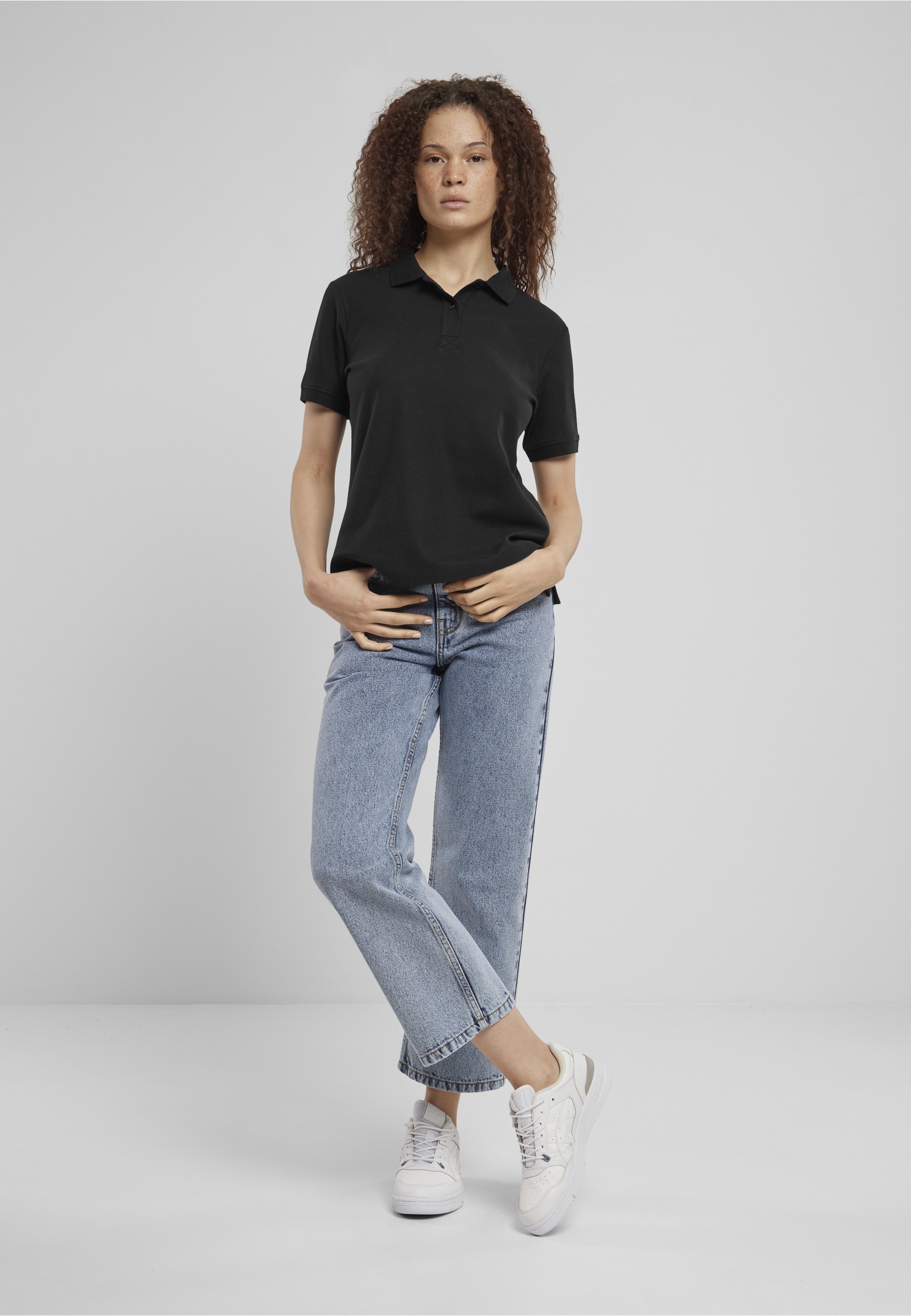 URBAN CLASSICS Poloshirt »Urban Classics Ladies Polo Shirt« 1 Stk.