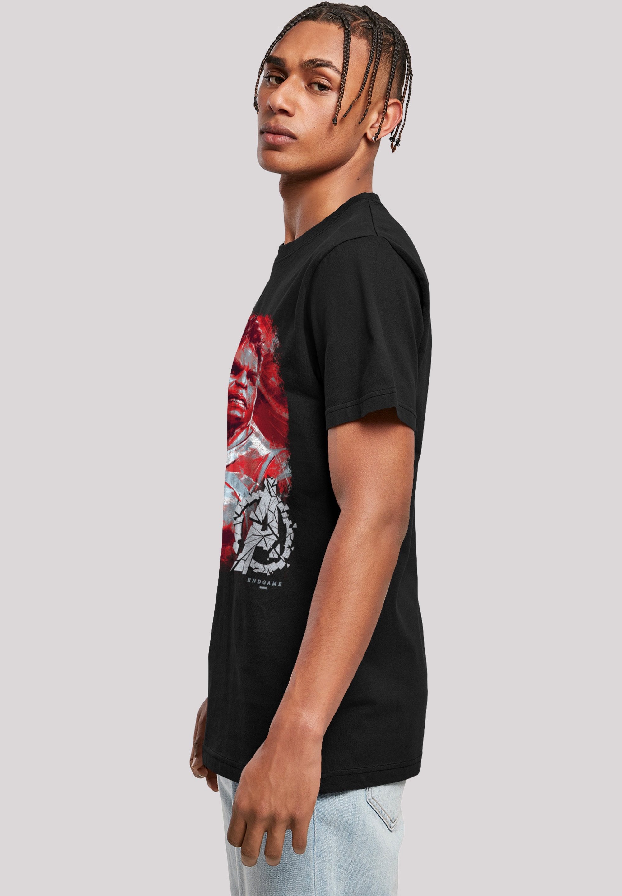 F4NT4STIC T-Shirt »Marvel Avengers Endgame Hulk Brushed«, Herren,Premium Merch,Regular-Fit,Basic,Logo Print