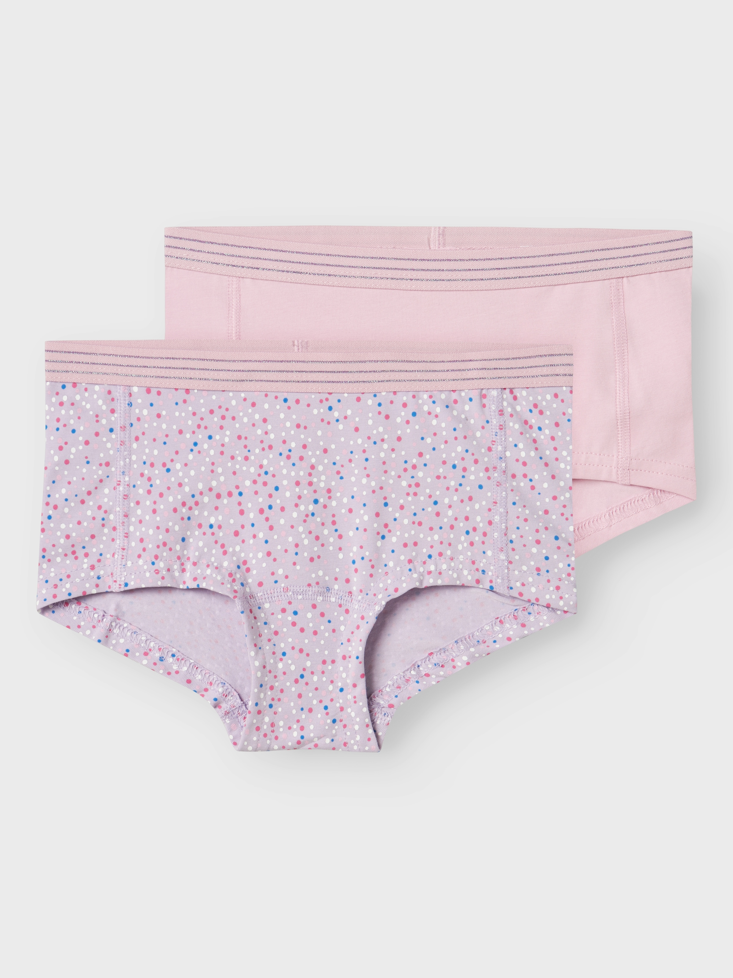 Name It Boxershorts »NKFHIPSTER 2P PASTEL LILAC DOT NOOS«, (Packung, 2 St.)
