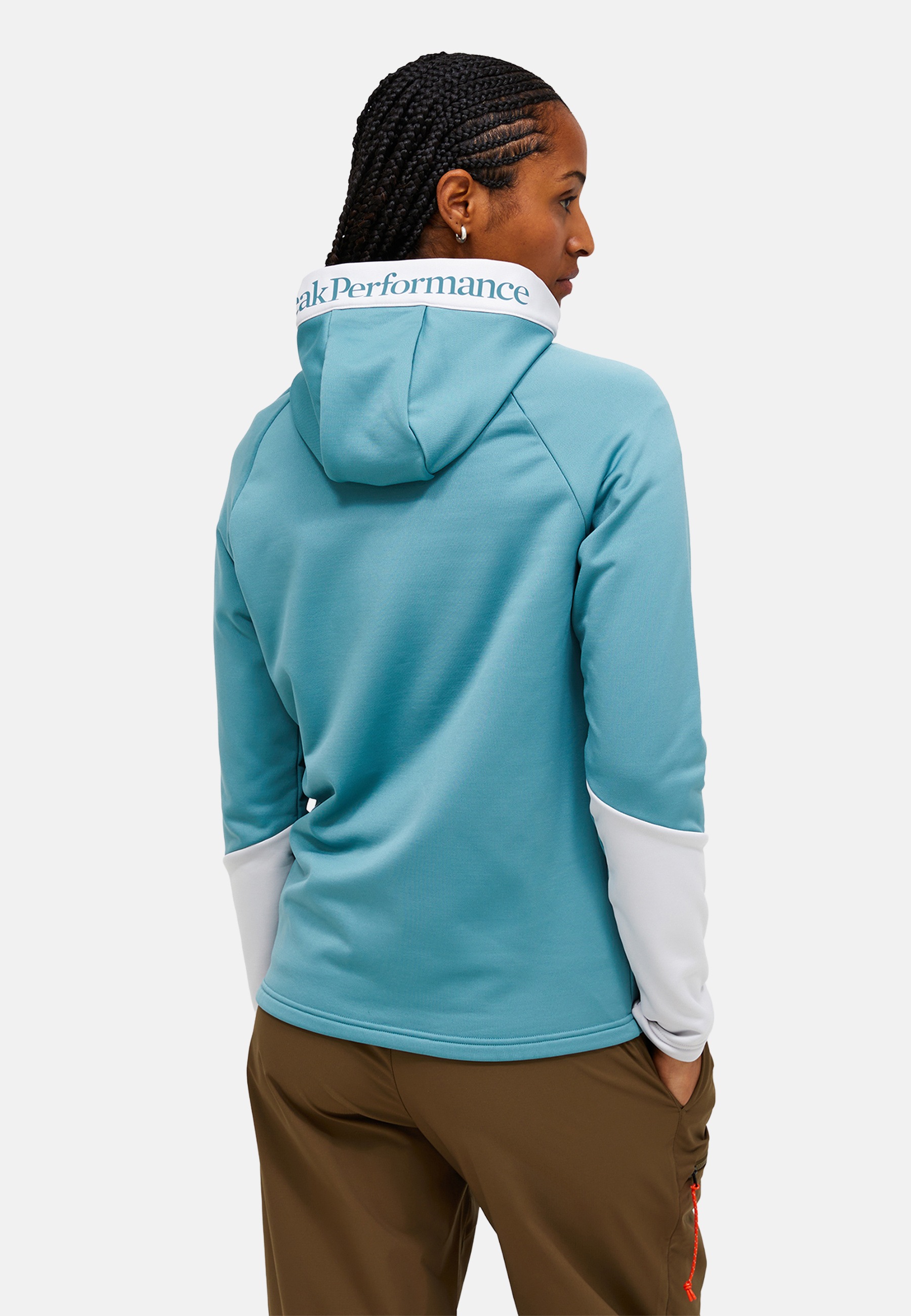 Peak Performance Fleecejacke »W Rider Essentials Midlayer Zip Hood« mit sportivem Design