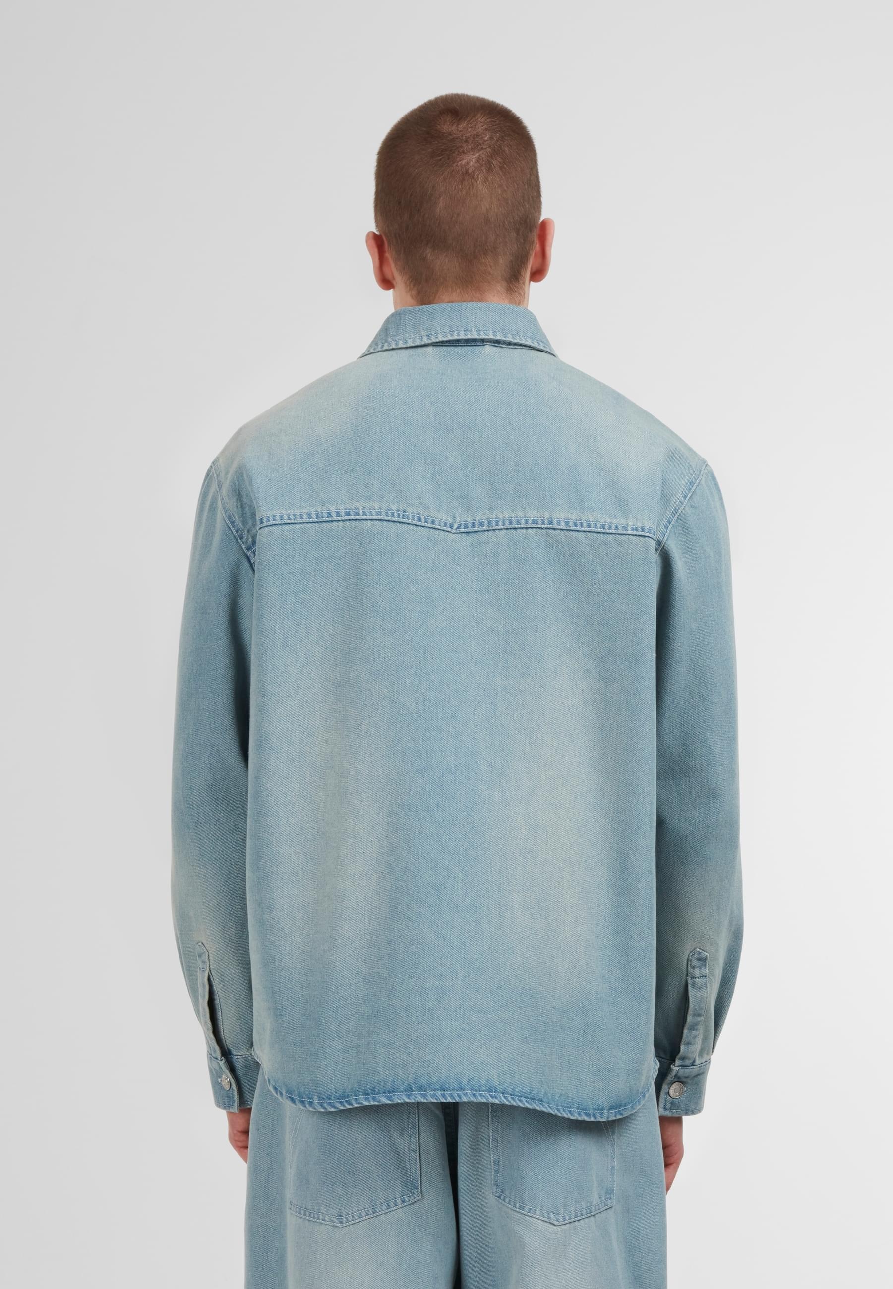 Karl Kani Langarmhemd »Karl Kani Og K Western Denim Overshirt«, (1 tlg.)