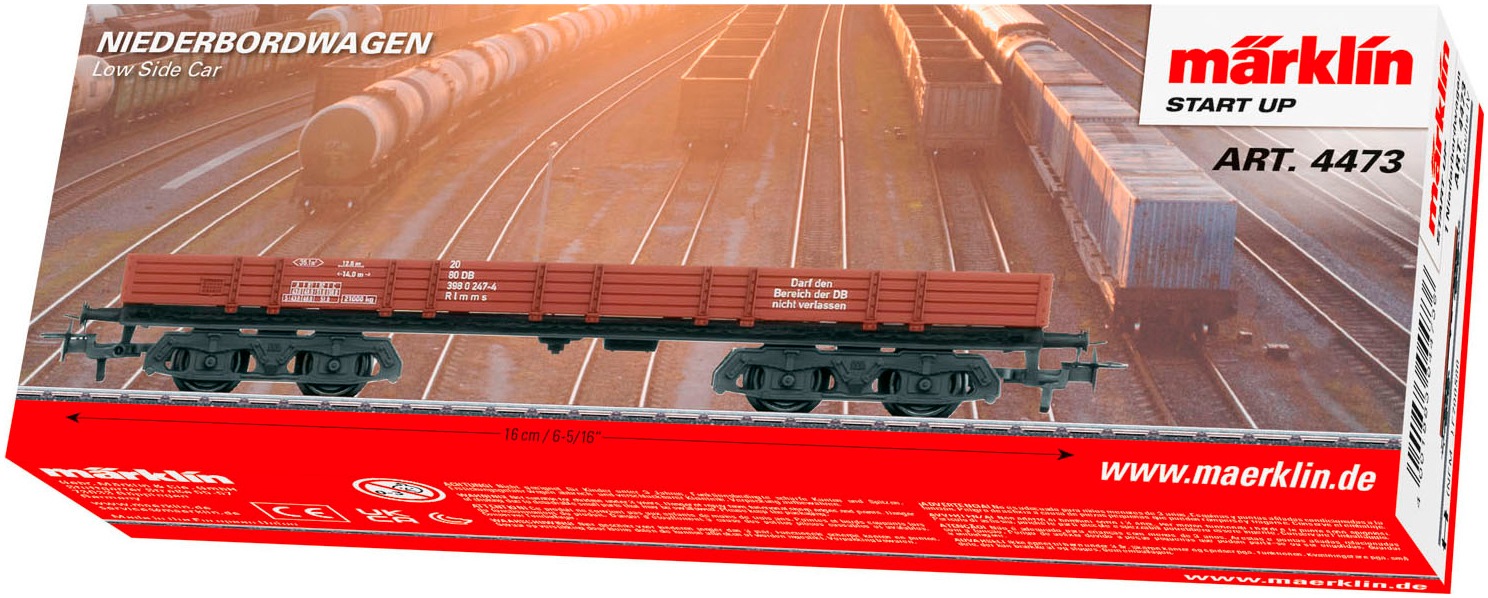 Märklin Güterwagen »Märklin Start up - Niederbordwagen - 4473«, Made in Europe