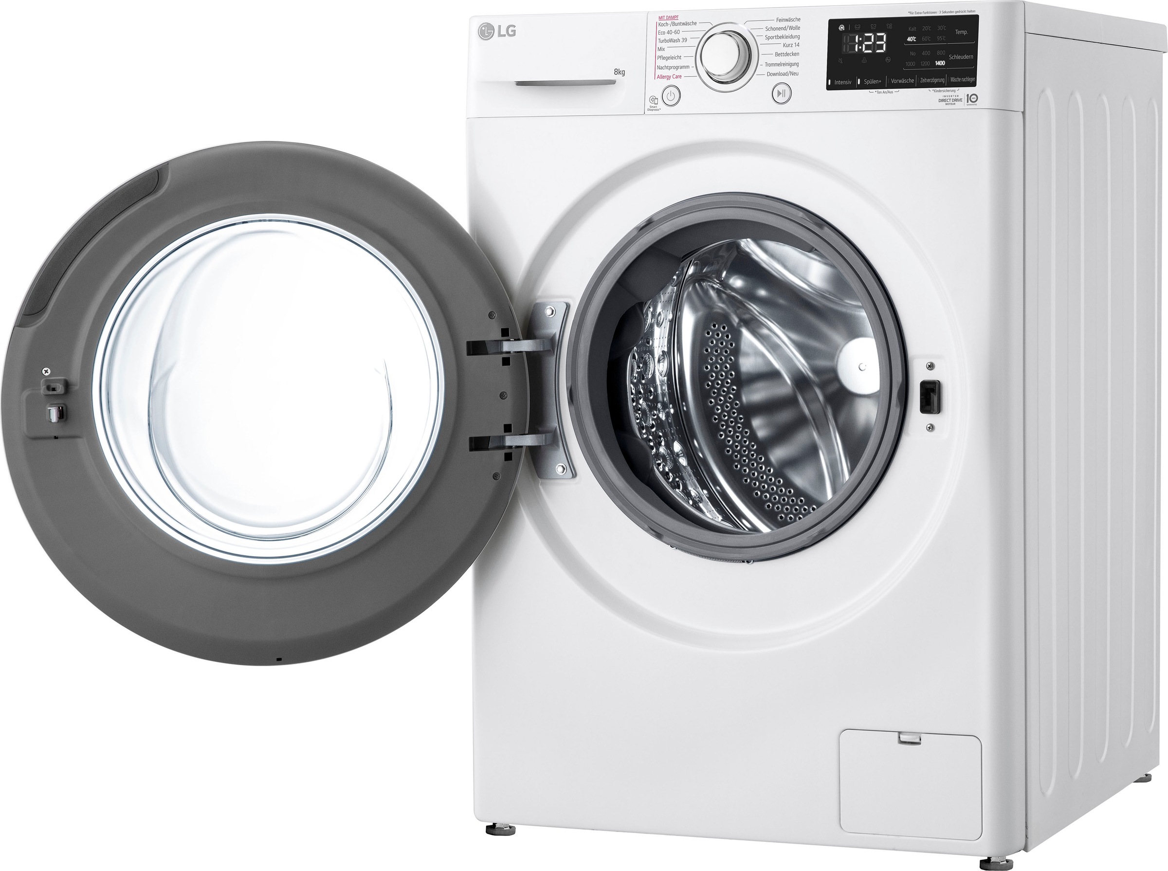 LG Waschmaschine »F4WV3183«, 3, F4WV3183, 8 kg, 1400 U/min