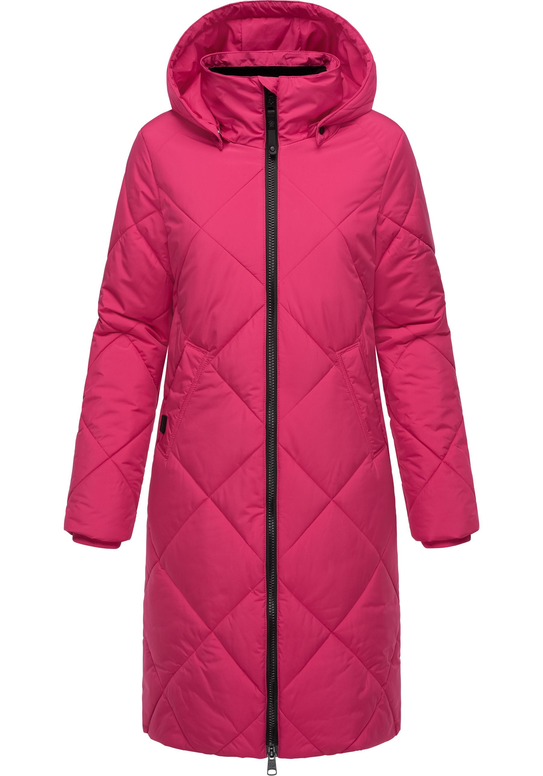 Ragwear Steppmantel »Rebela«, stylischer Winterparka mit abnehmbarer Kapuze