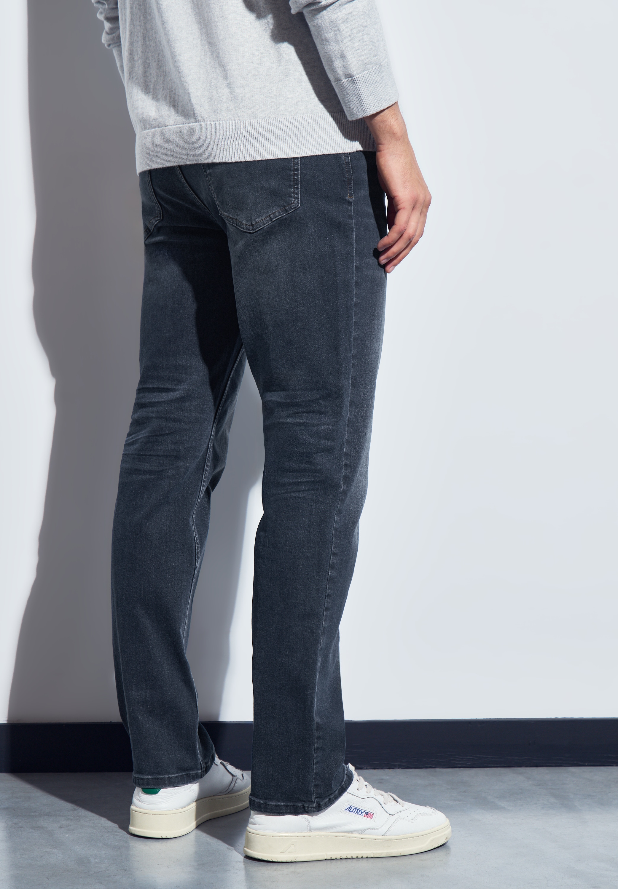STREET ONE MEN Regular-fit-Jeans, aus Baumwolle mit Stretchanteil günstig online kaufen