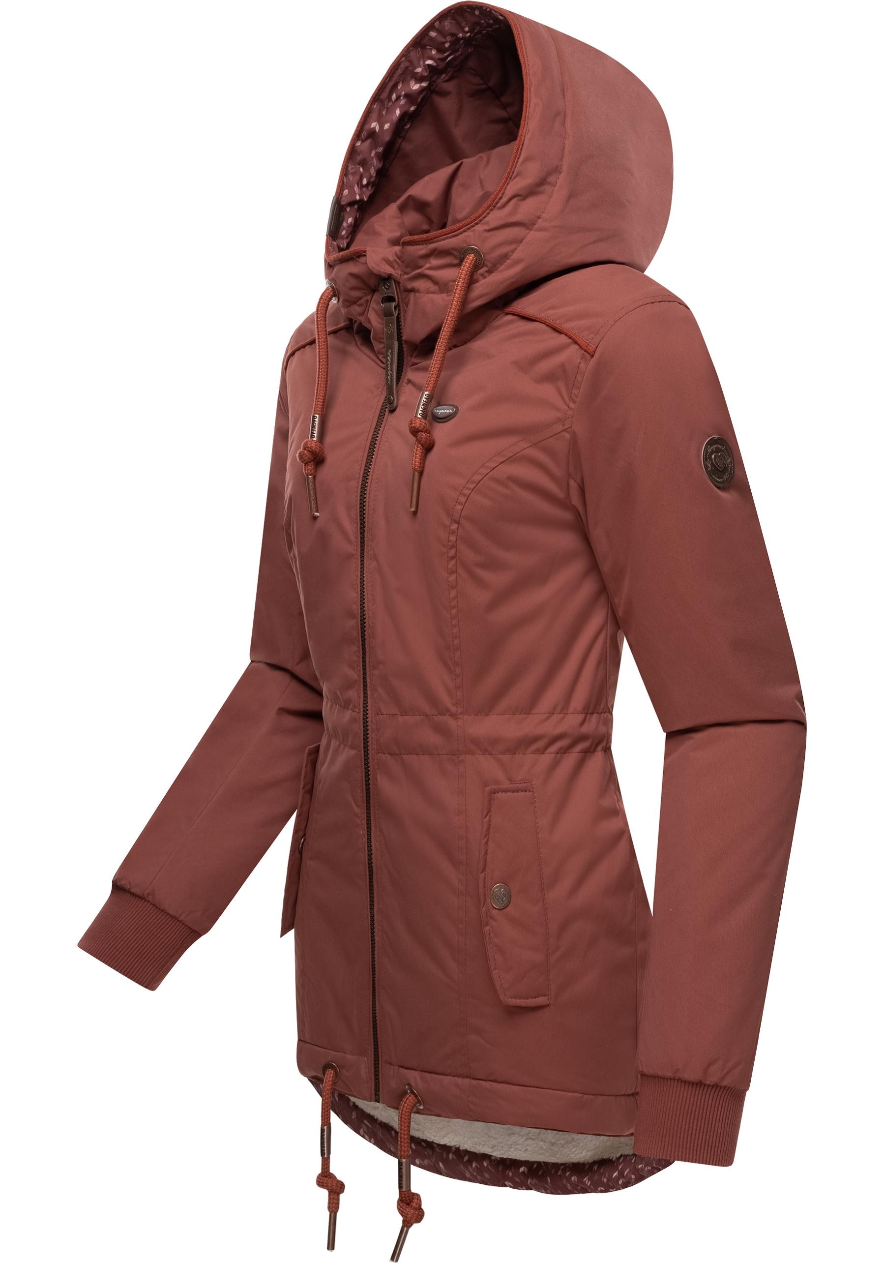 Ragwear »YM-Danka«, stylische BAUR bestellen für Winterjacke Kapuze, Winter Kapuze mit | Outdoorjacke mit