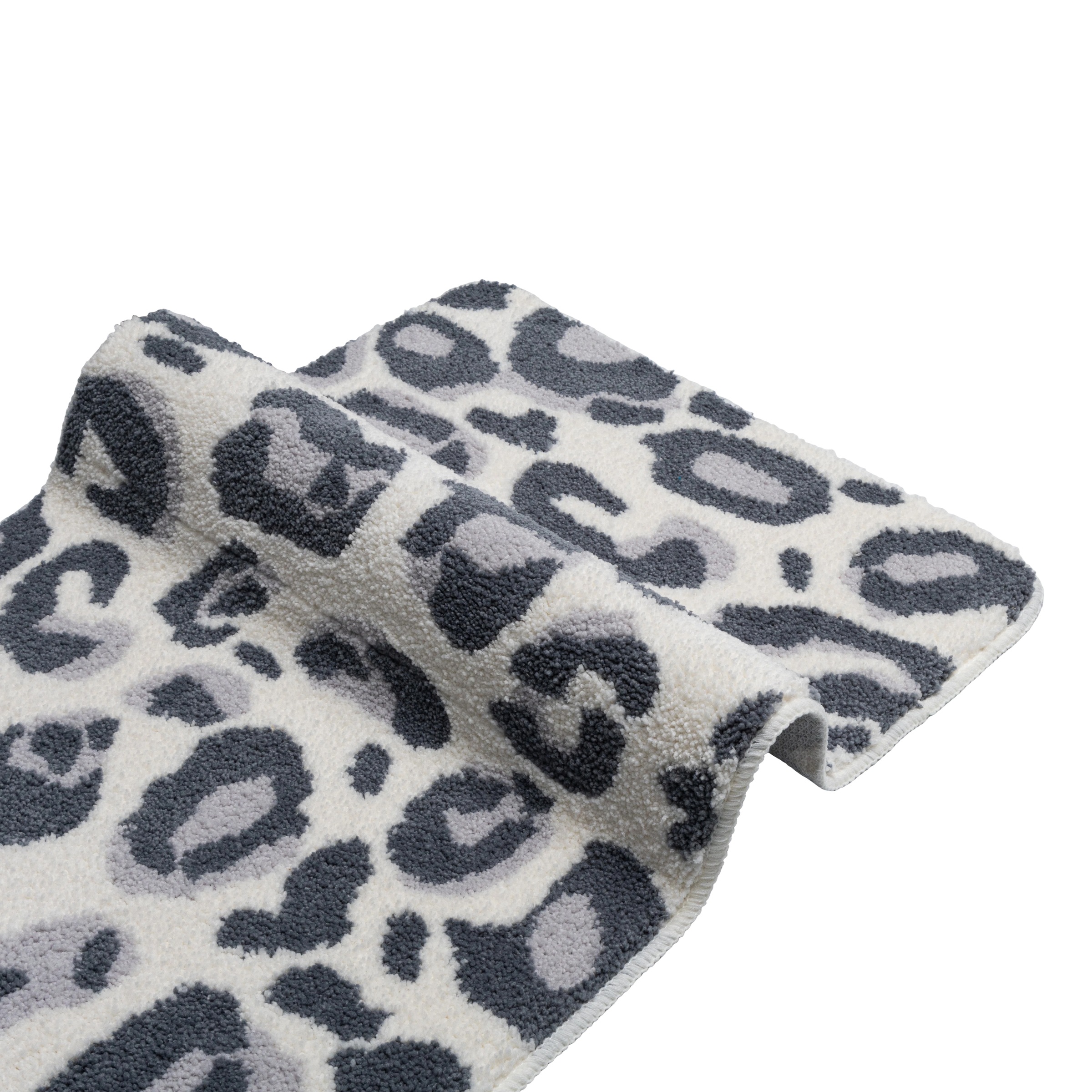 OTTO home Badematte »Regona Leo, Badvorleger, Badezimmer Teppich, Duschvorleger« Höhe 10 mm rutschhemmend beschichtet fußbodenheizungsgeeignet | schnell trocknend Leoparden-Muster, Animal Print, modern