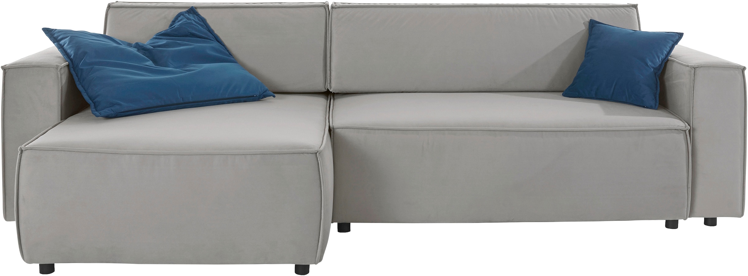 INOSIGN Ecksofa »Marva L-Form«, incl. Bettfunktion und Bettkasten, Federkern