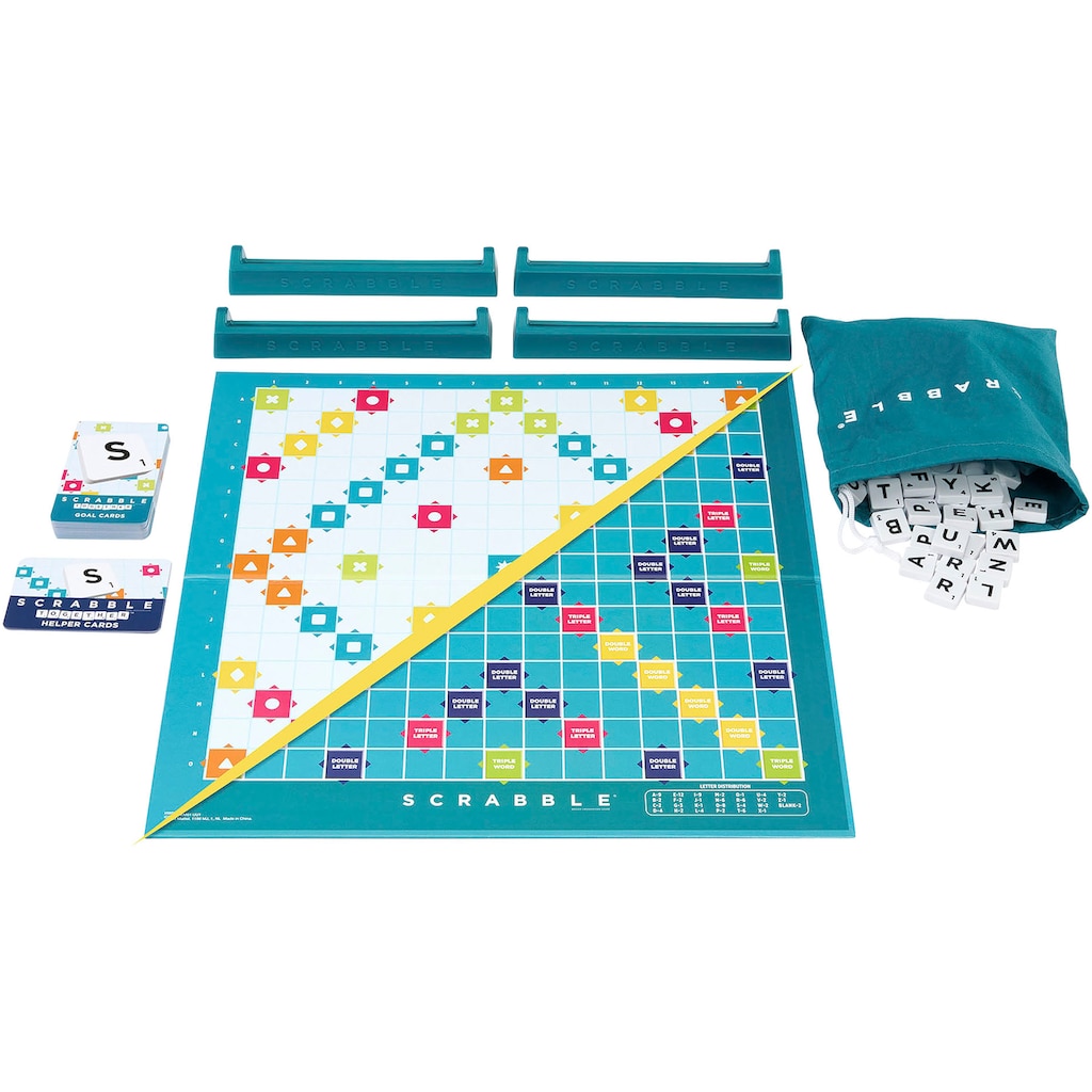 Mattel games Spiel »Scrabble - 2 Spiele in 1«