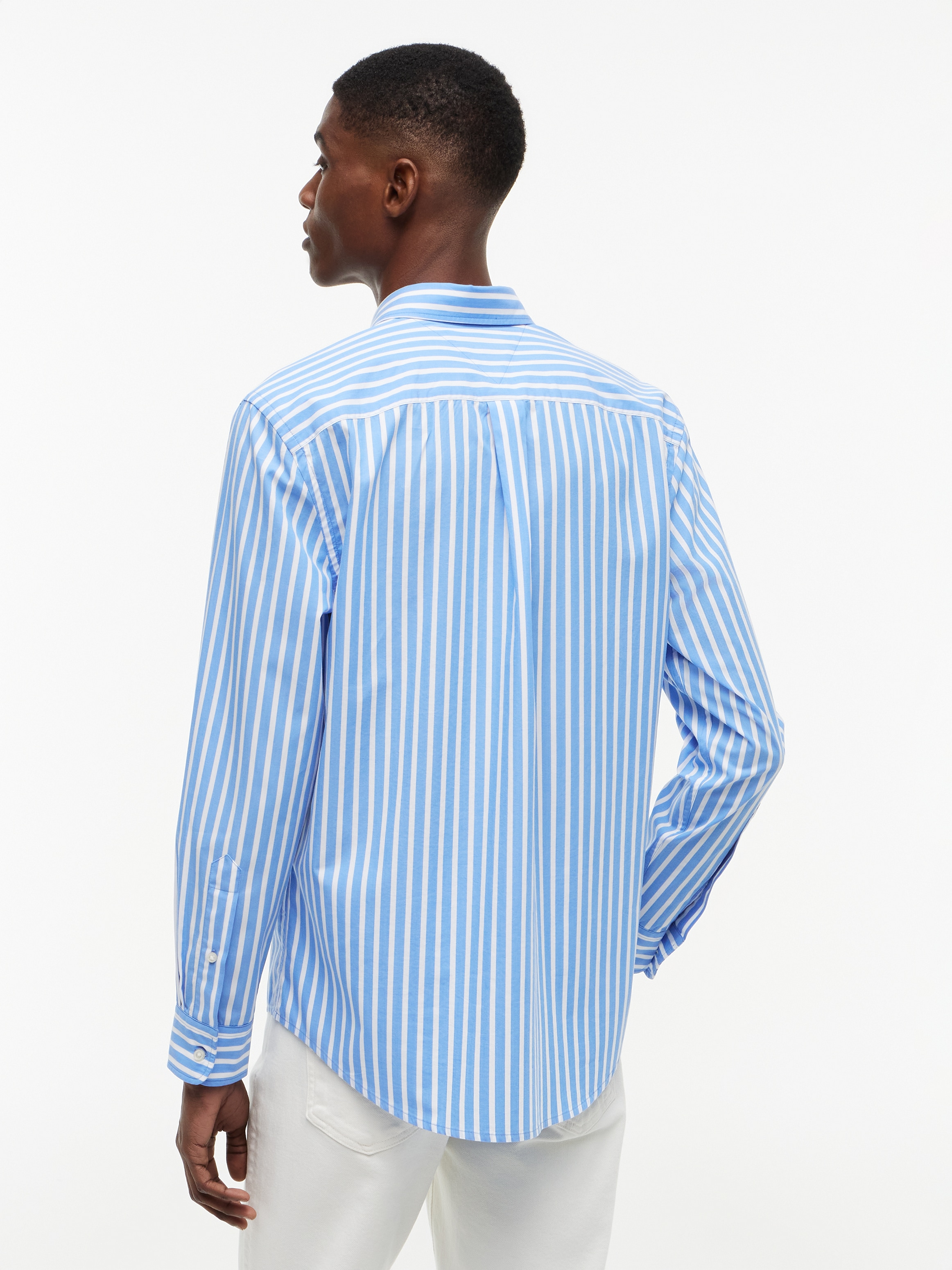 Tommy Hilfiger Langarmhemd »FLEX POPLIN SEASONAL STRIPE SHT« mit Flex-Streifen, regular fit