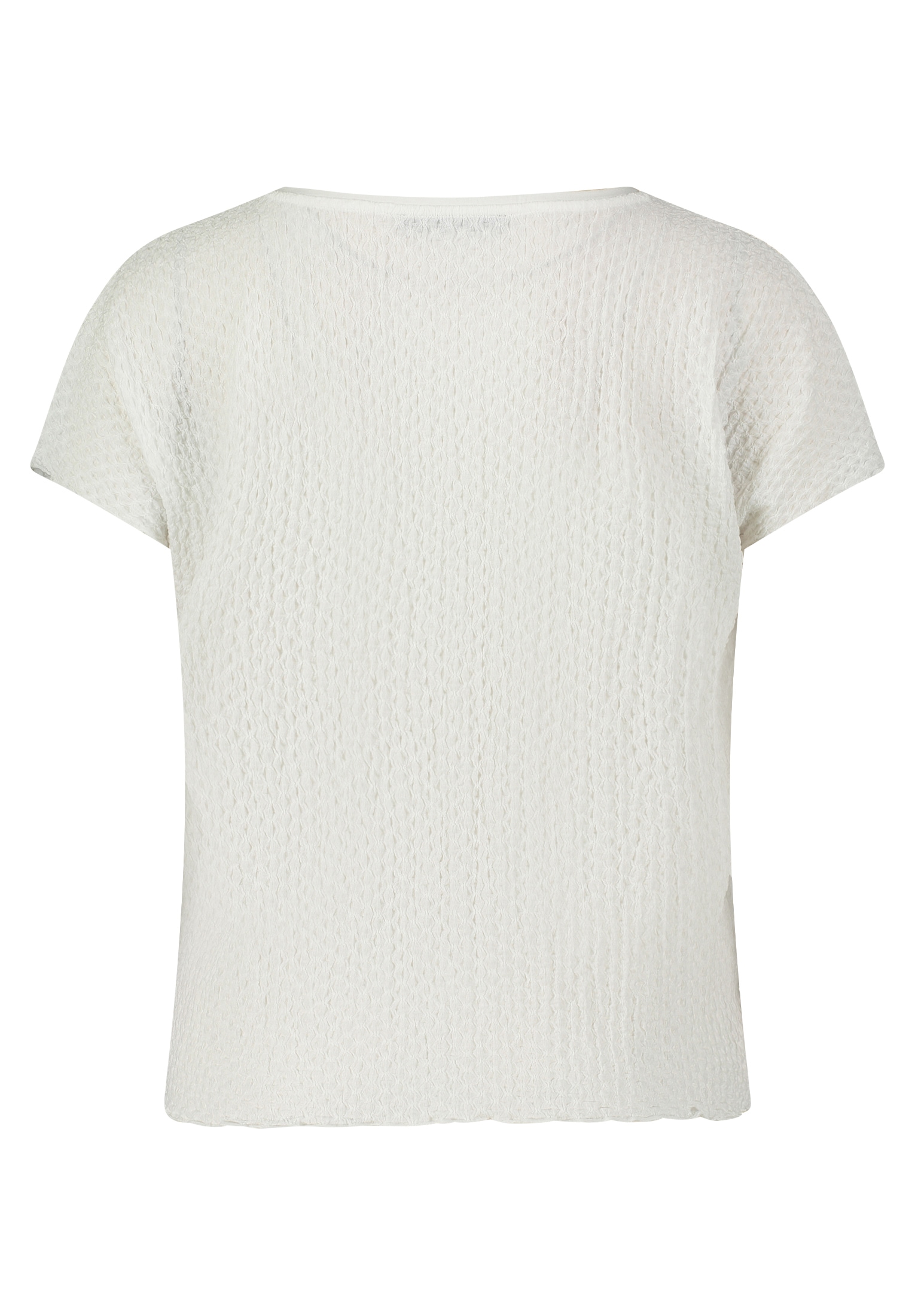 Betty Barclay Kurzarmshirt »Betty Barclay Strukturshirt mit U-Boot-Ausschnitt«, (1 tlg.), Material