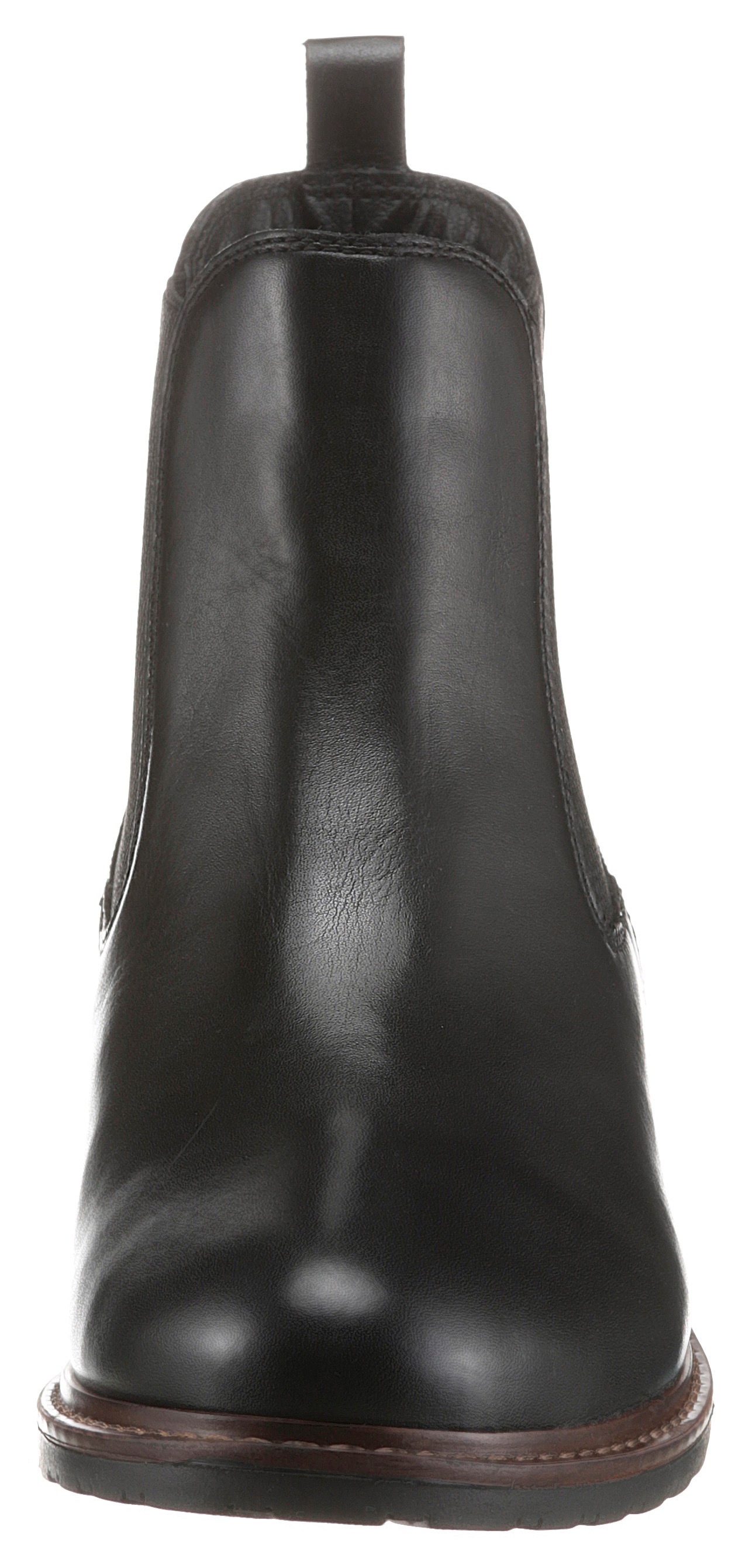 Stiefelette TAMARIS "Tamaris Stiefelette Leder/Textil", Damen, Gr. 37, schwarz, Leder, Textil, Schuhe Stiefelette 3