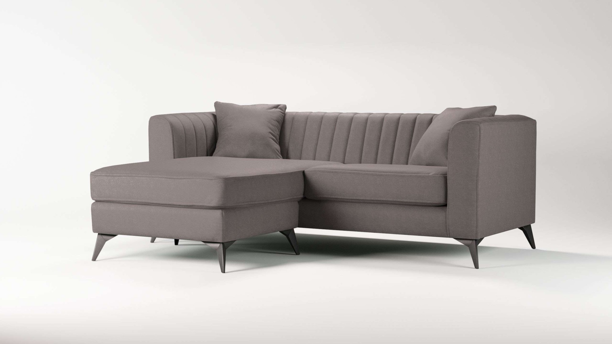 Places of Style Ecksofa "MATTHEW B/T/H: 201/162/74 cm, ideal für kleine Räu günstig online kaufen