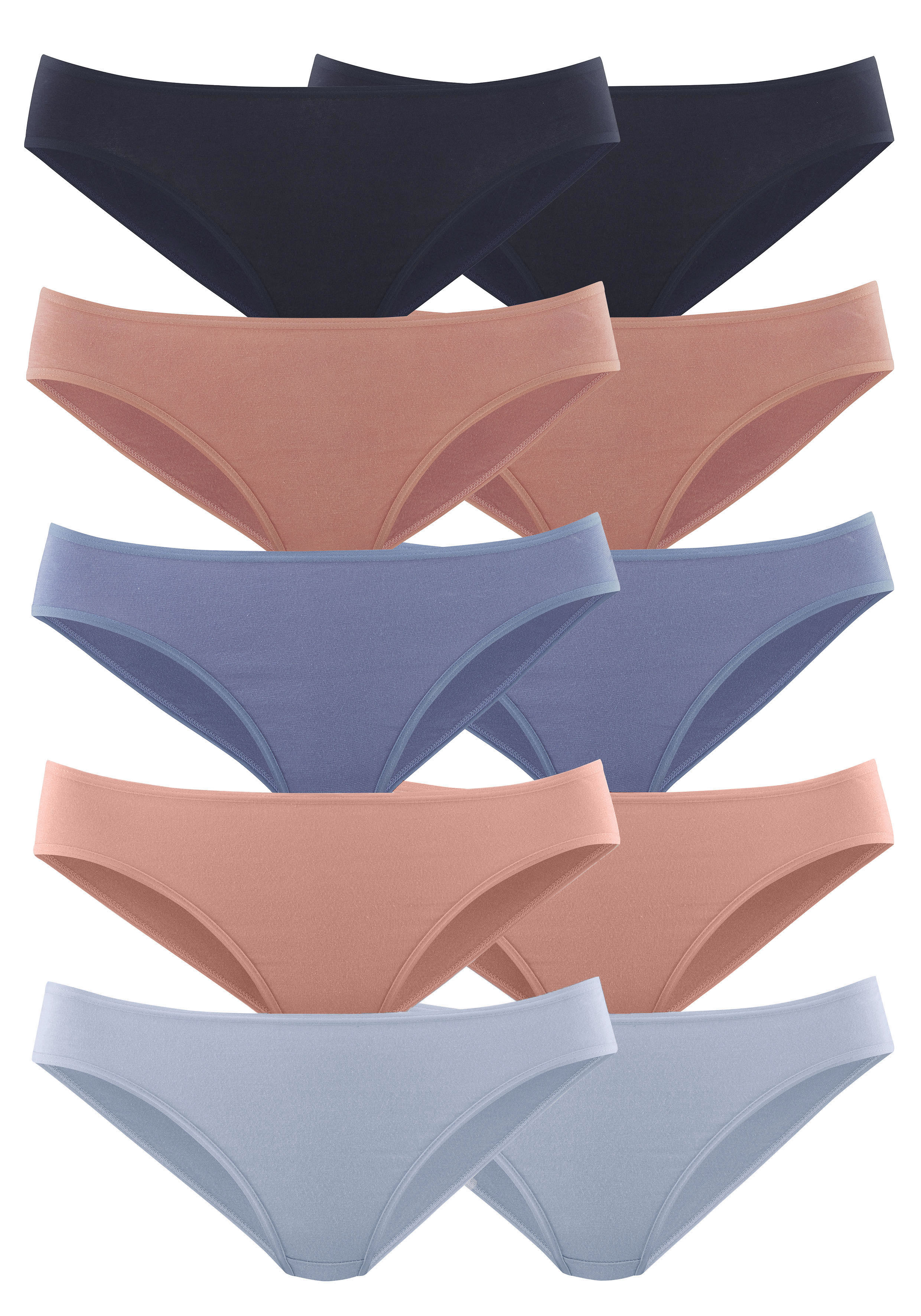 petite fleur by Lascana 10er-Pack, aus elastischer Baumwolle