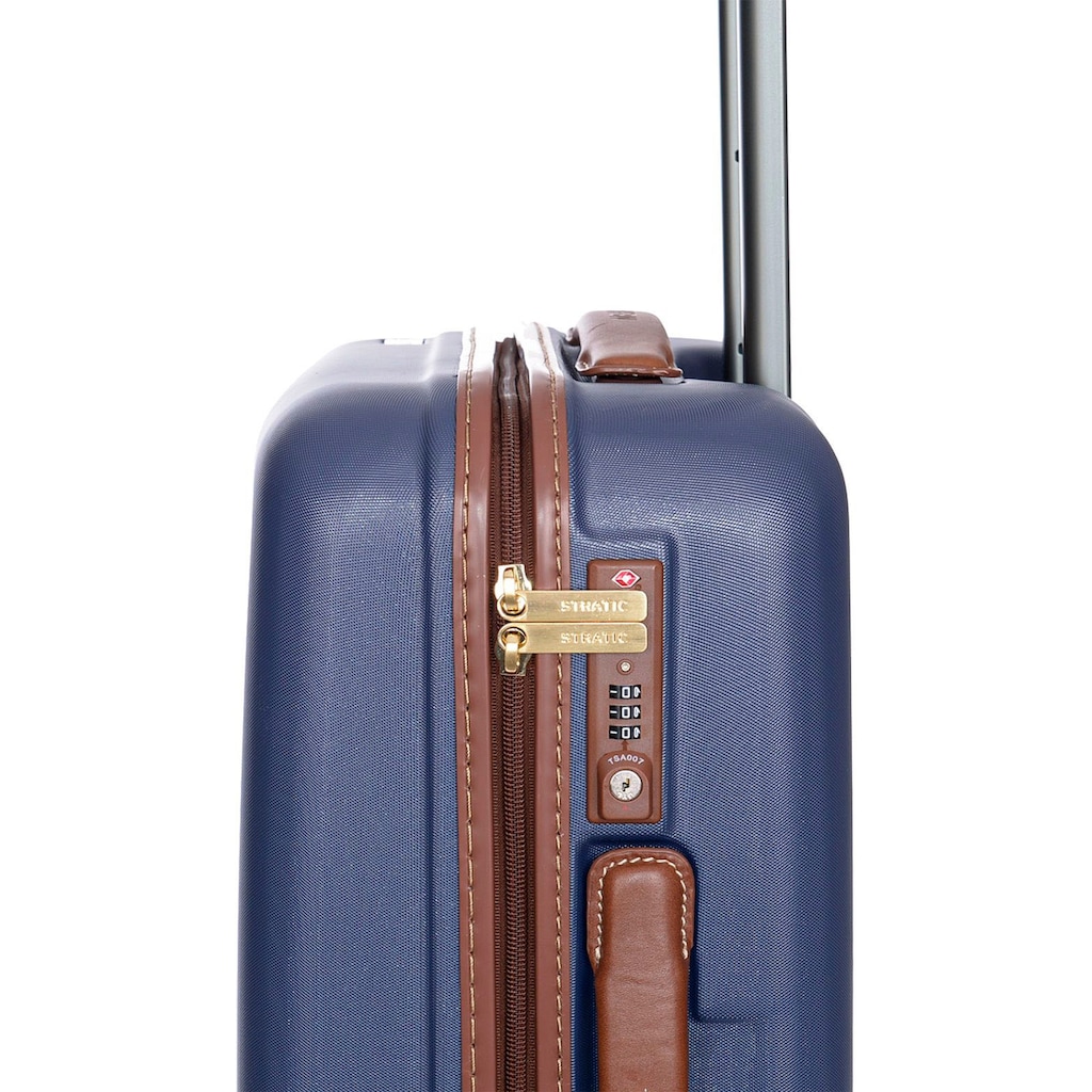 Stratic Hartschalen-Trolley »Merian S, navy«, 4 Rollen