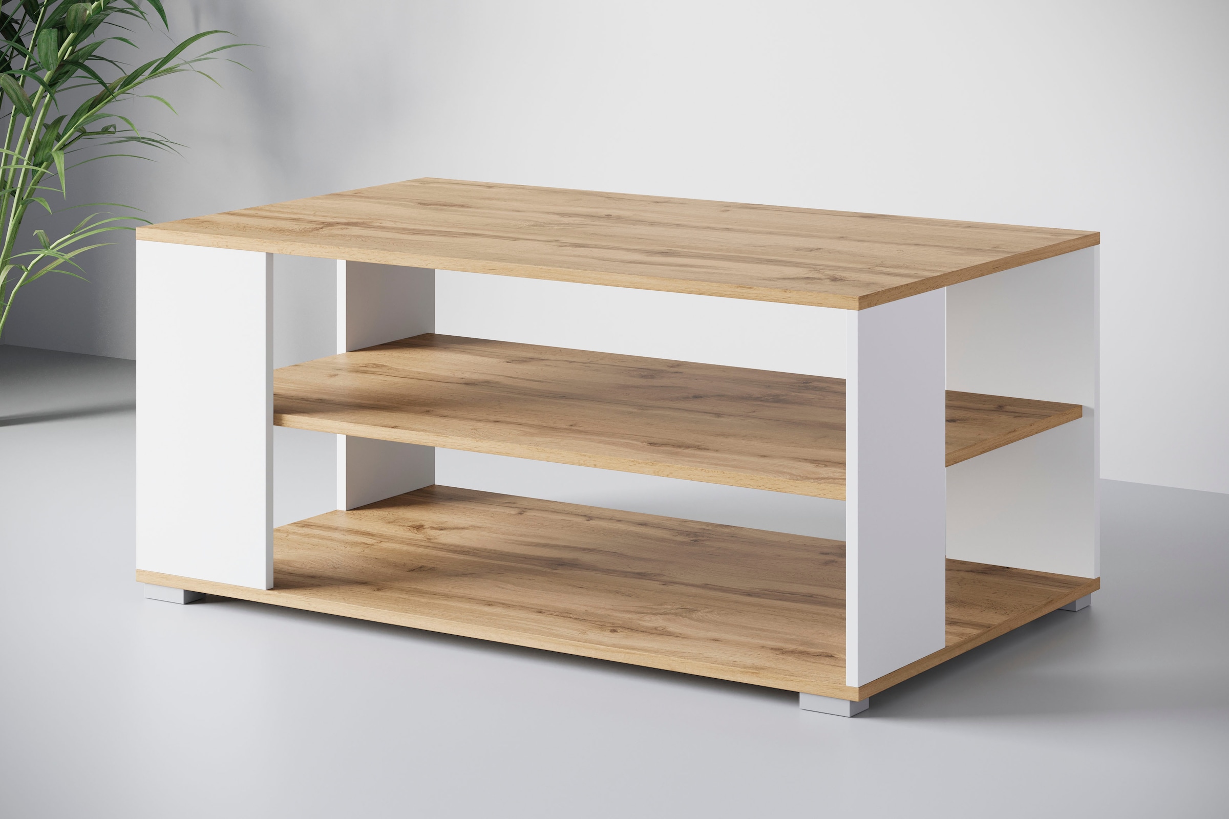 INOSIGN Couchtisch "Kenia" 1 Stk. tlg. Rechteckiger Kaffetisch, 100x66 cm, günstig online kaufen