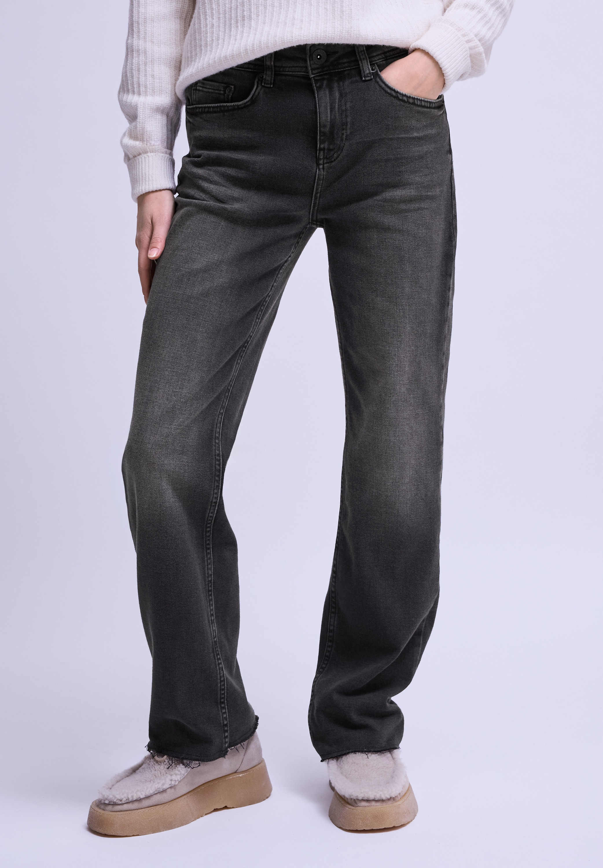 STREET ONE STUDIO Comfort-fit-Jeans, 5-Pocket-Style