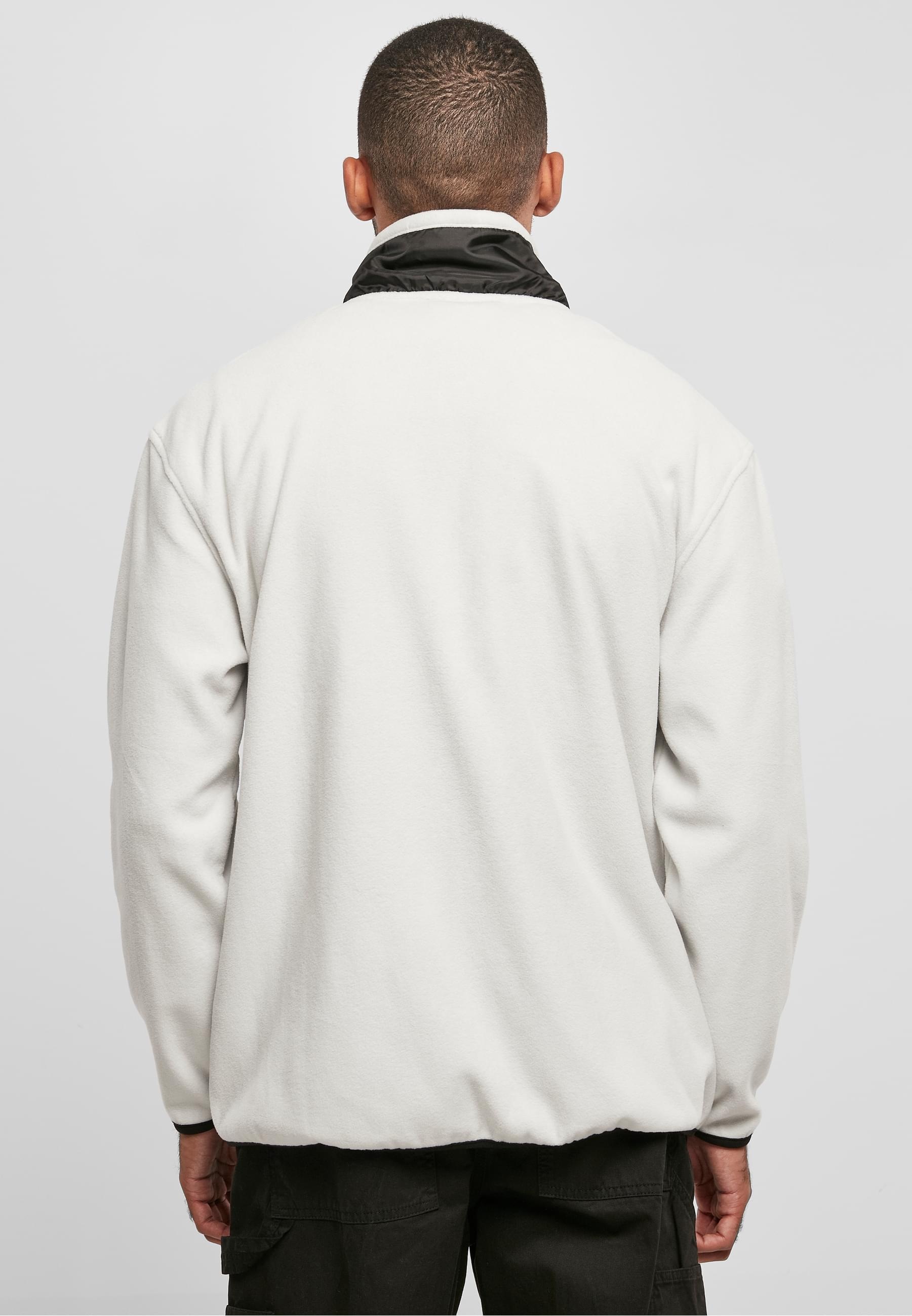 URBAN CLASSICS Fleecejacke »Urban Classics Herren Patched Micro Fleece Jacket«, (1 St.), ohne Kapuze