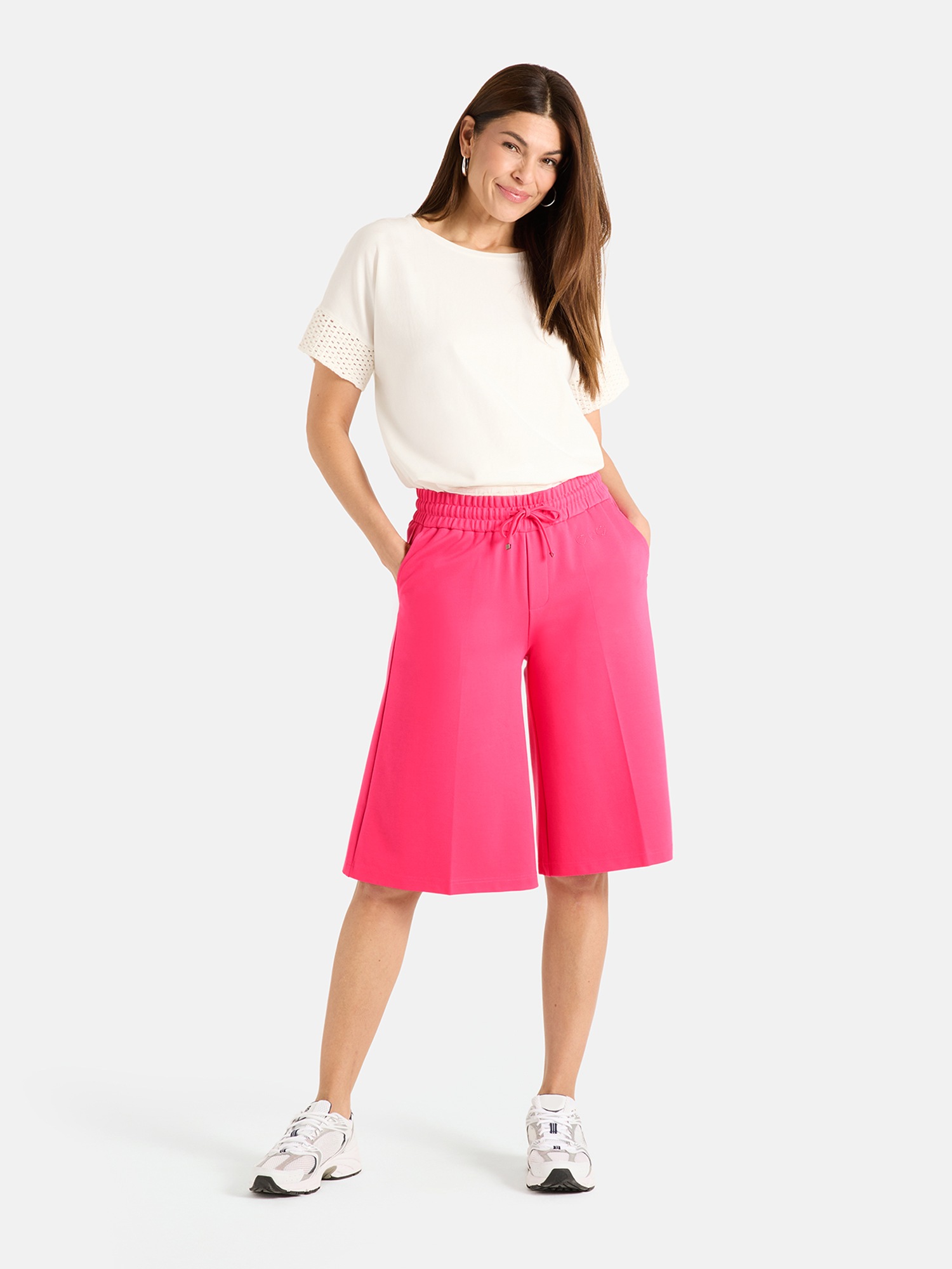 Lieblingsstück Bermudas »LS-88«  im Viskose-Mix, weites Bein