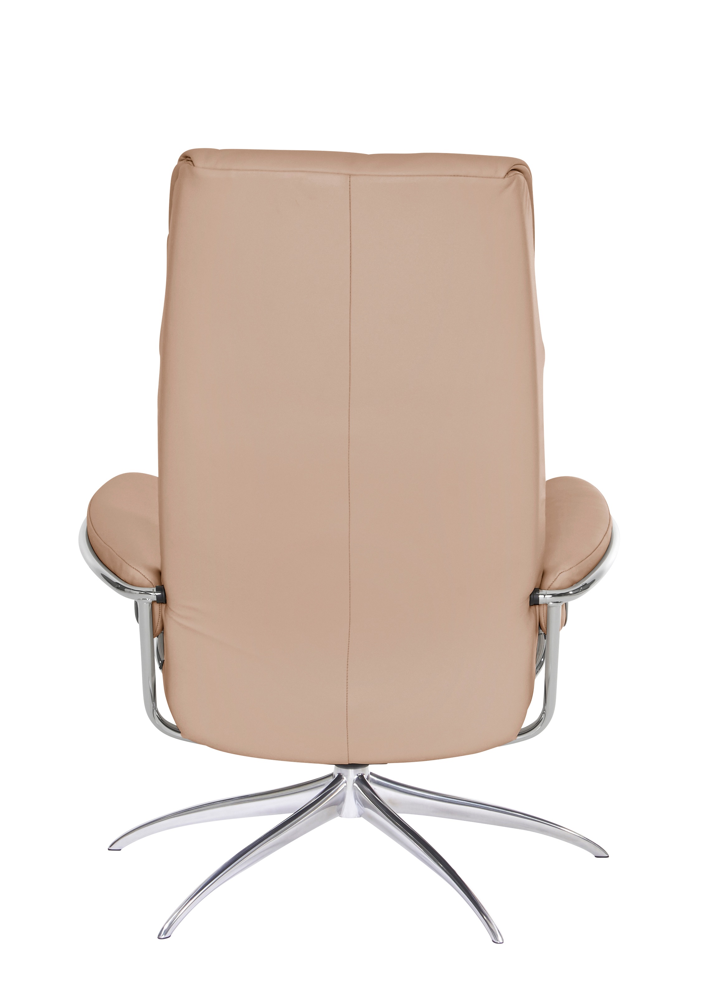 Stressless® Relaxsessel »London«, (Set, Relaxsessel mit Hocker), mit Hocker, High Back, mit Star Base, Gestell Chrom