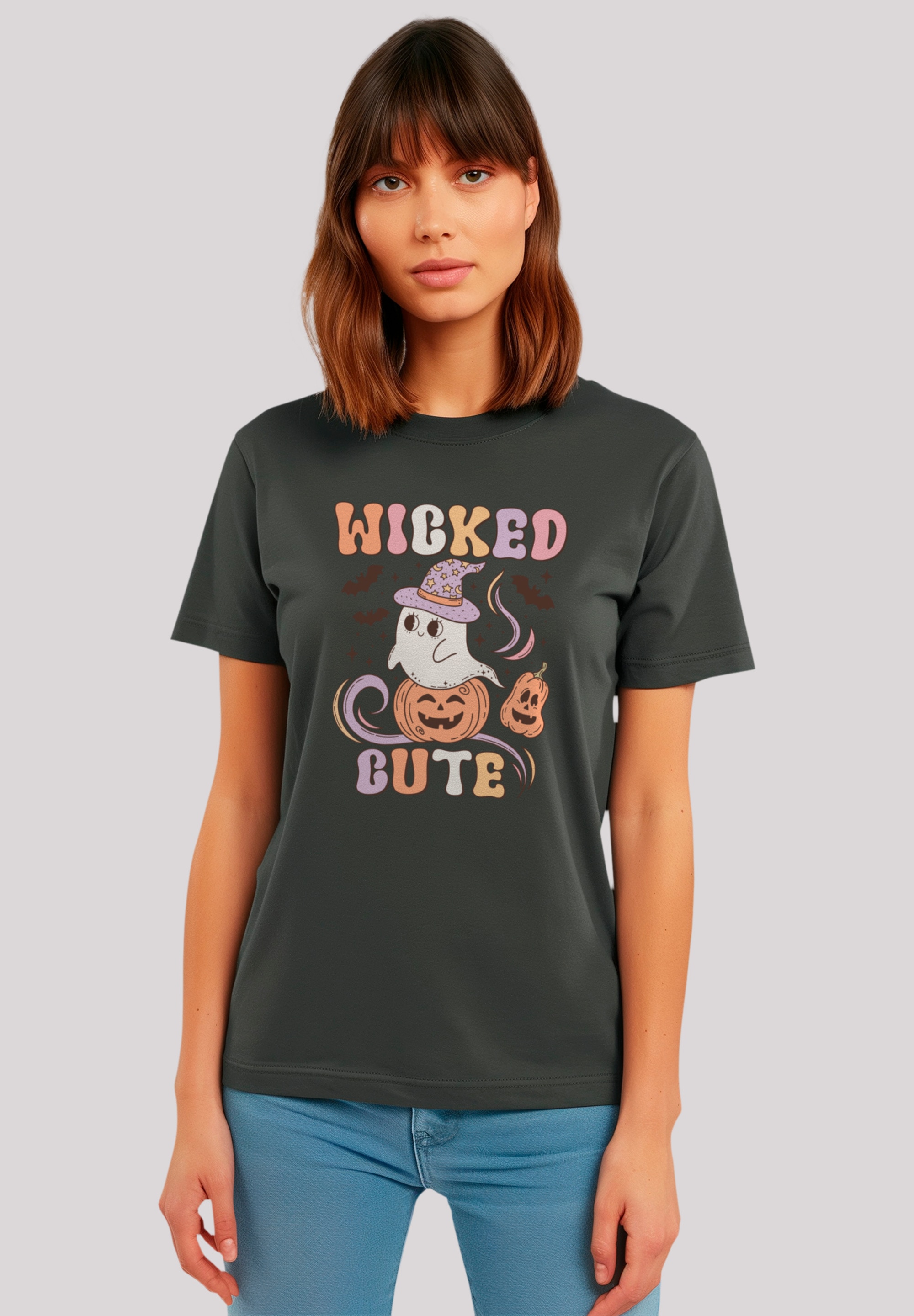 F4NT4STIC T-Shirt "Retro Halloween Wicked Cute", Premium Qualität, Hallowee günstig online kaufen