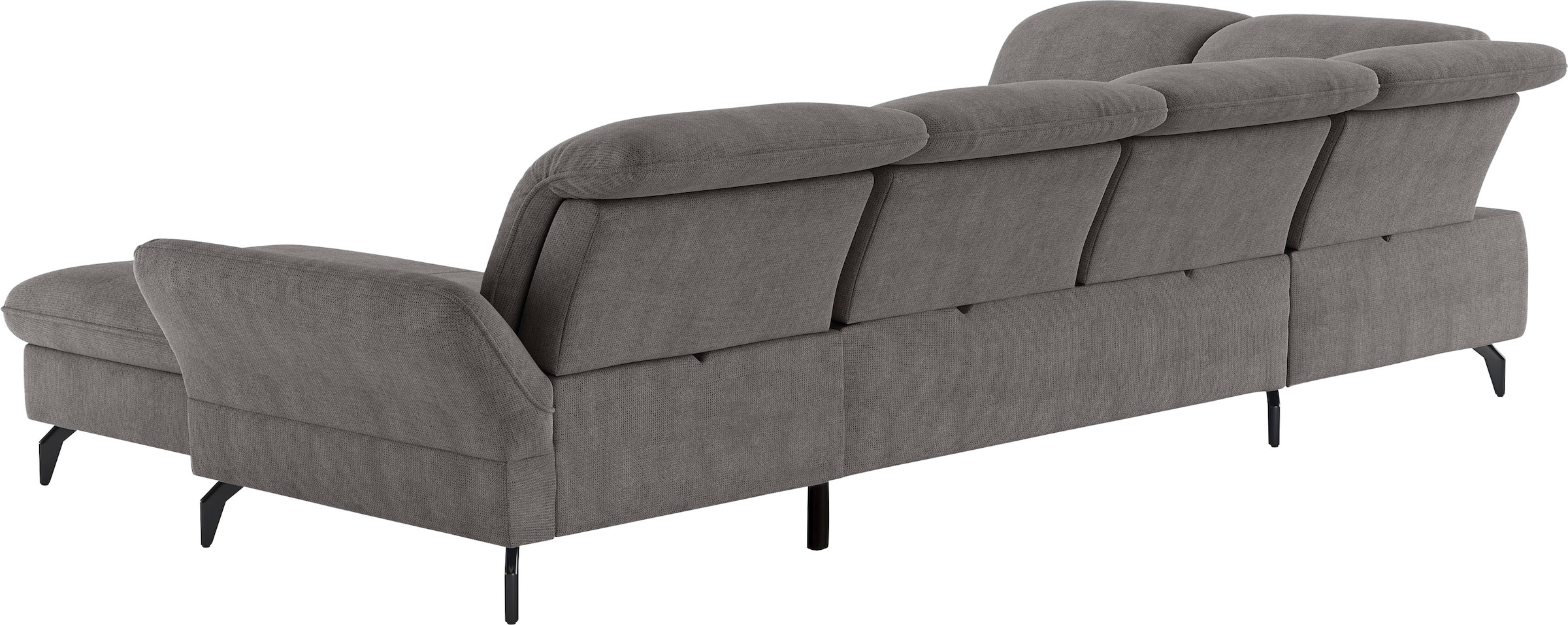 sit&more Wohnlandschaft »Leandro U-Form«, Wahlweise mit Bett-, Kopfteil - und Armlehnfunktion, sowie Bettkasten
