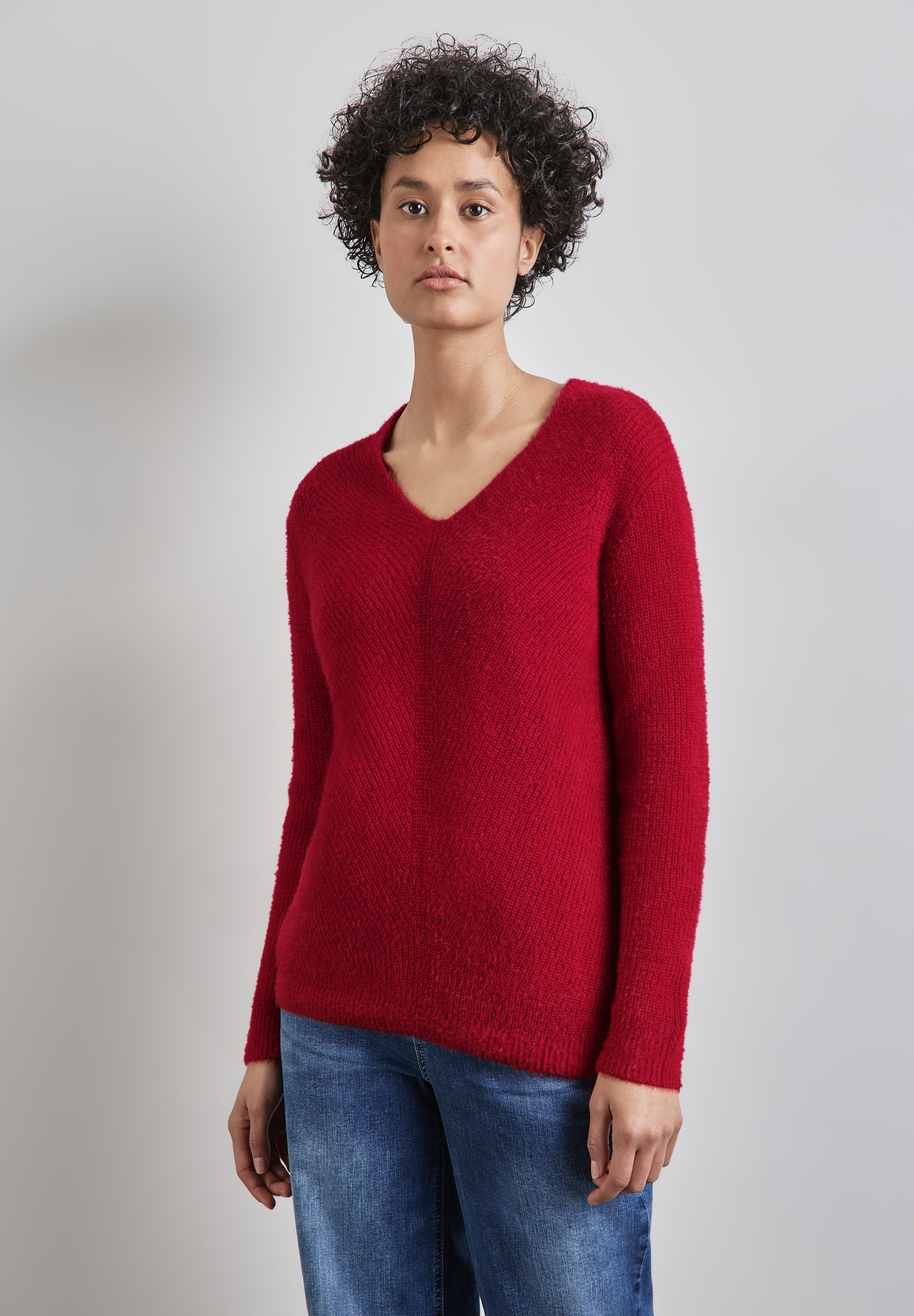 STREET ONE Strickpullover - Damen Strickpullover - Turtleneck, Langarm, Ang günstig online kaufen