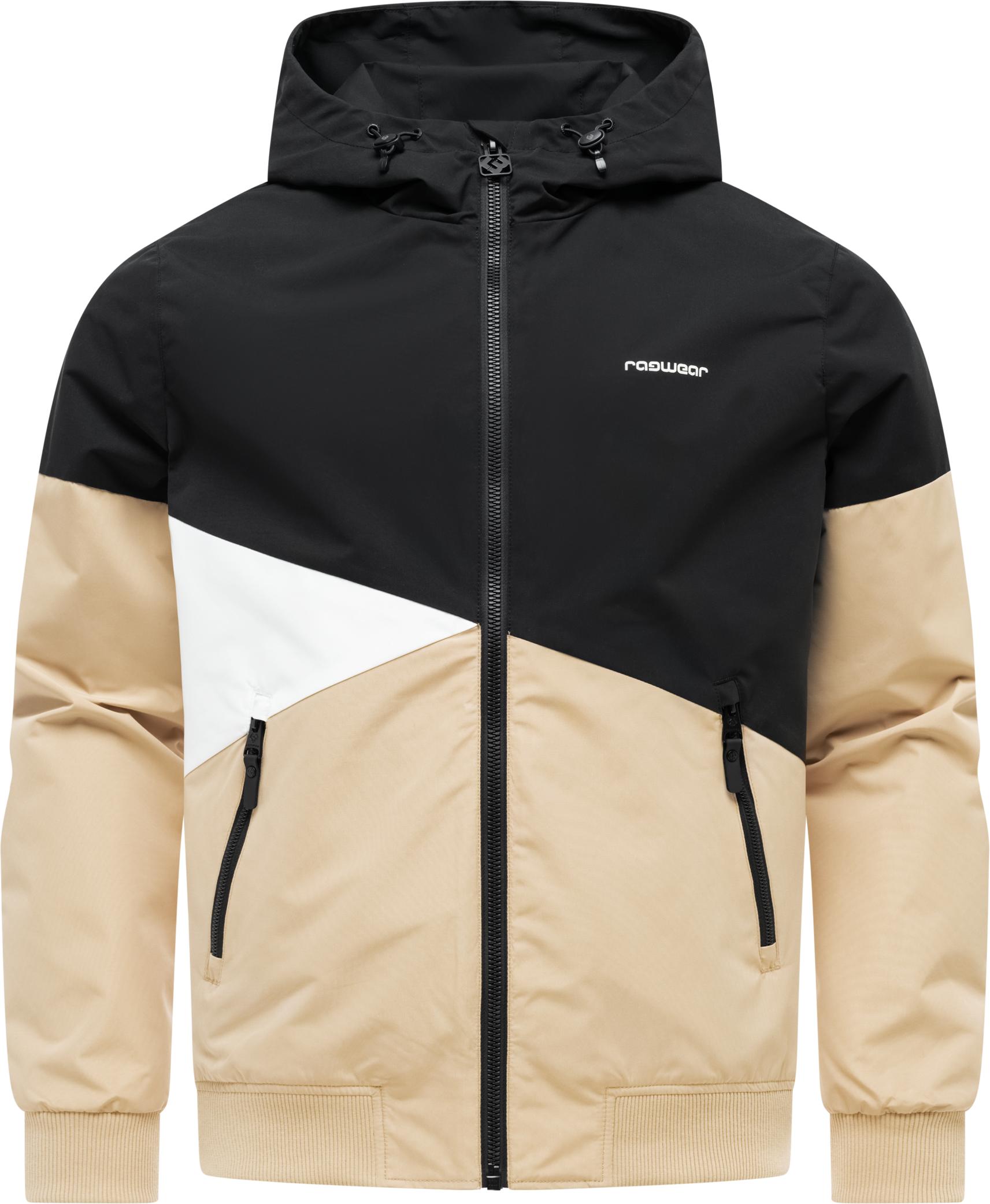 Ragwear Outdoorjacke "Renad" mit Kapuze Ultraleichte wasserdichte Herren Übergangsjacke mit Kapuze