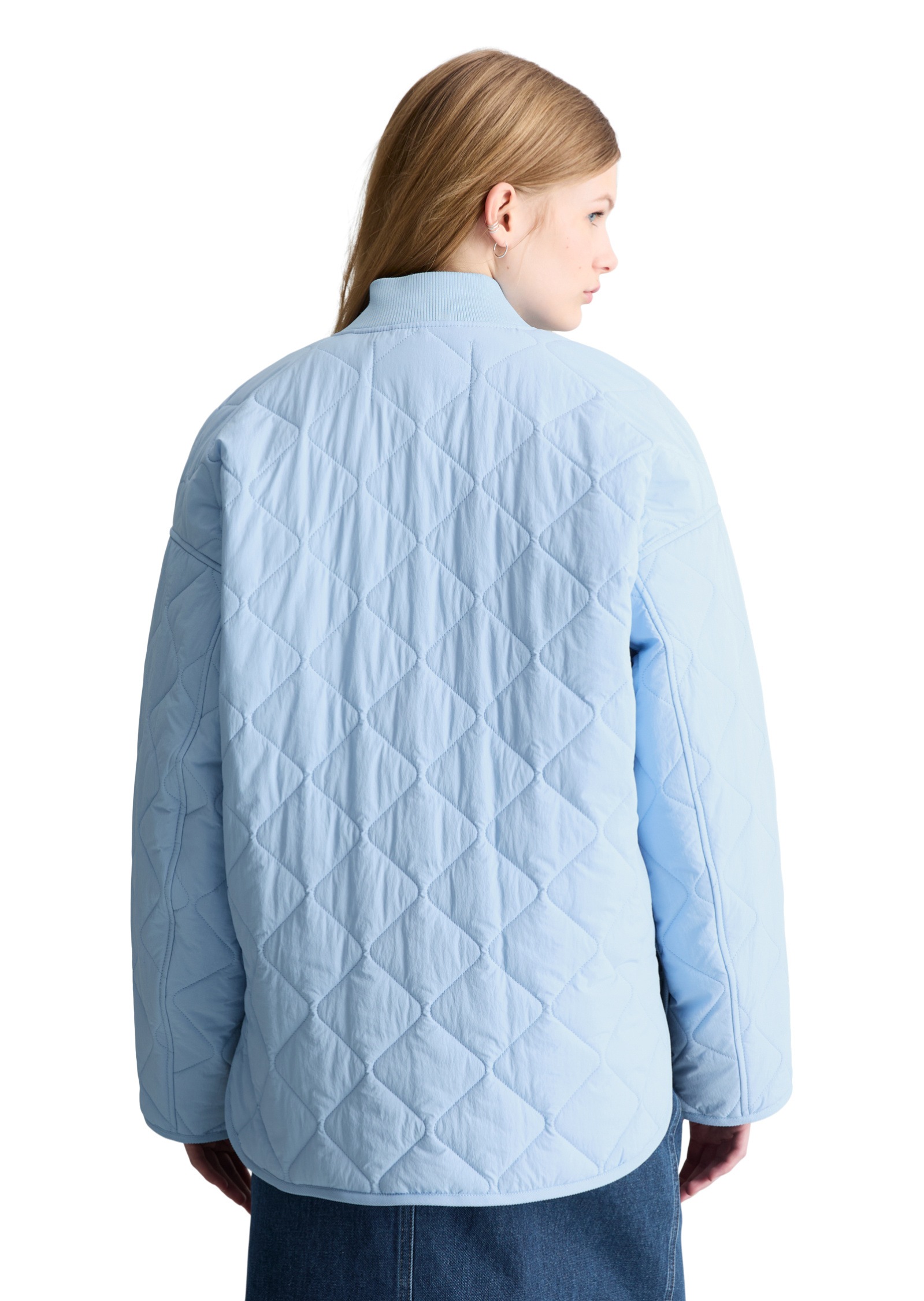 Marc O'Polo DENIM Outdoorjacke »aus recyceltem Nylon« ohne Kapuze