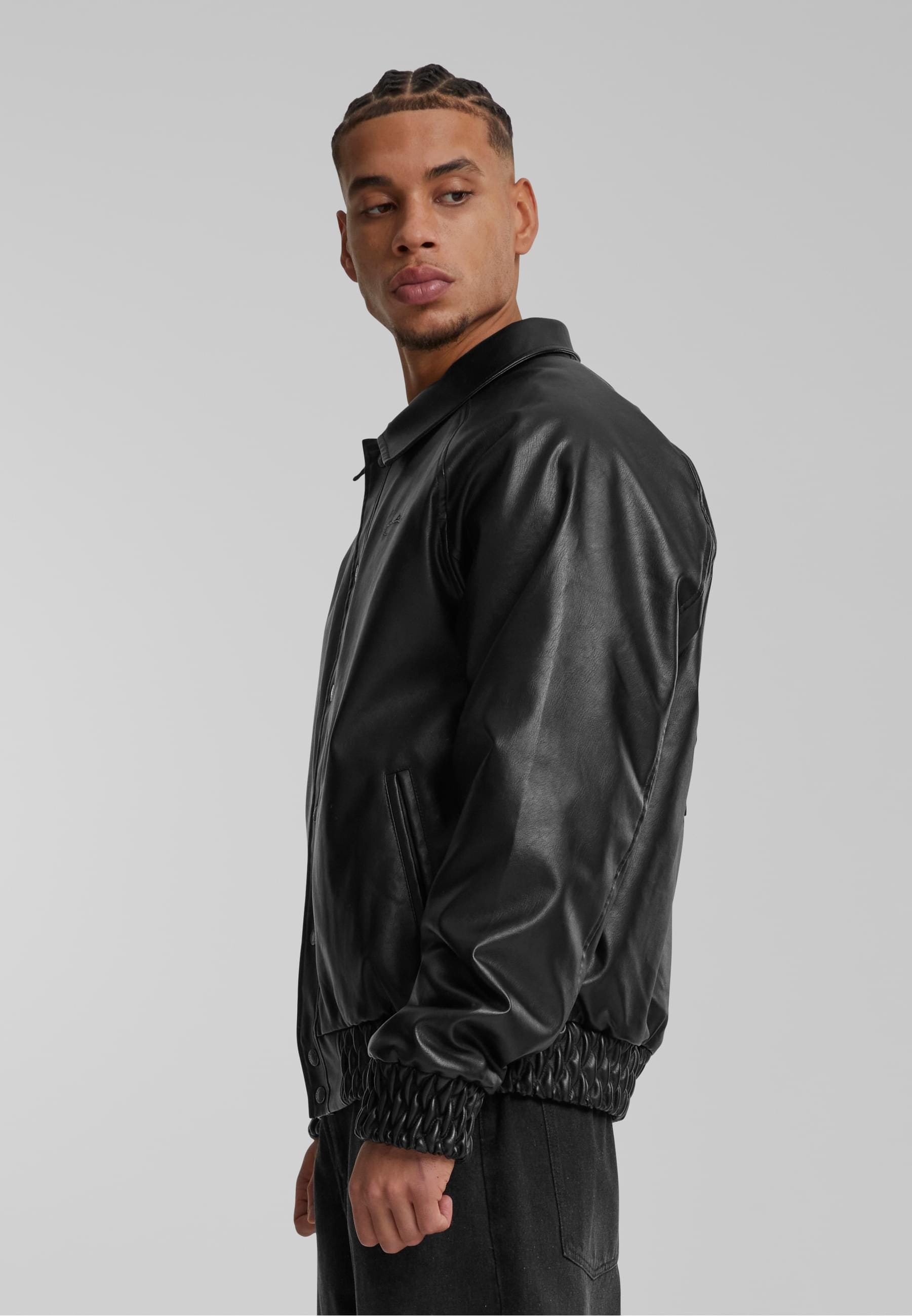 Karl Kani Collegejacke »Karl Kani Kani Star Full Pu College Jacket«, (1 St.), ohne Kapuze