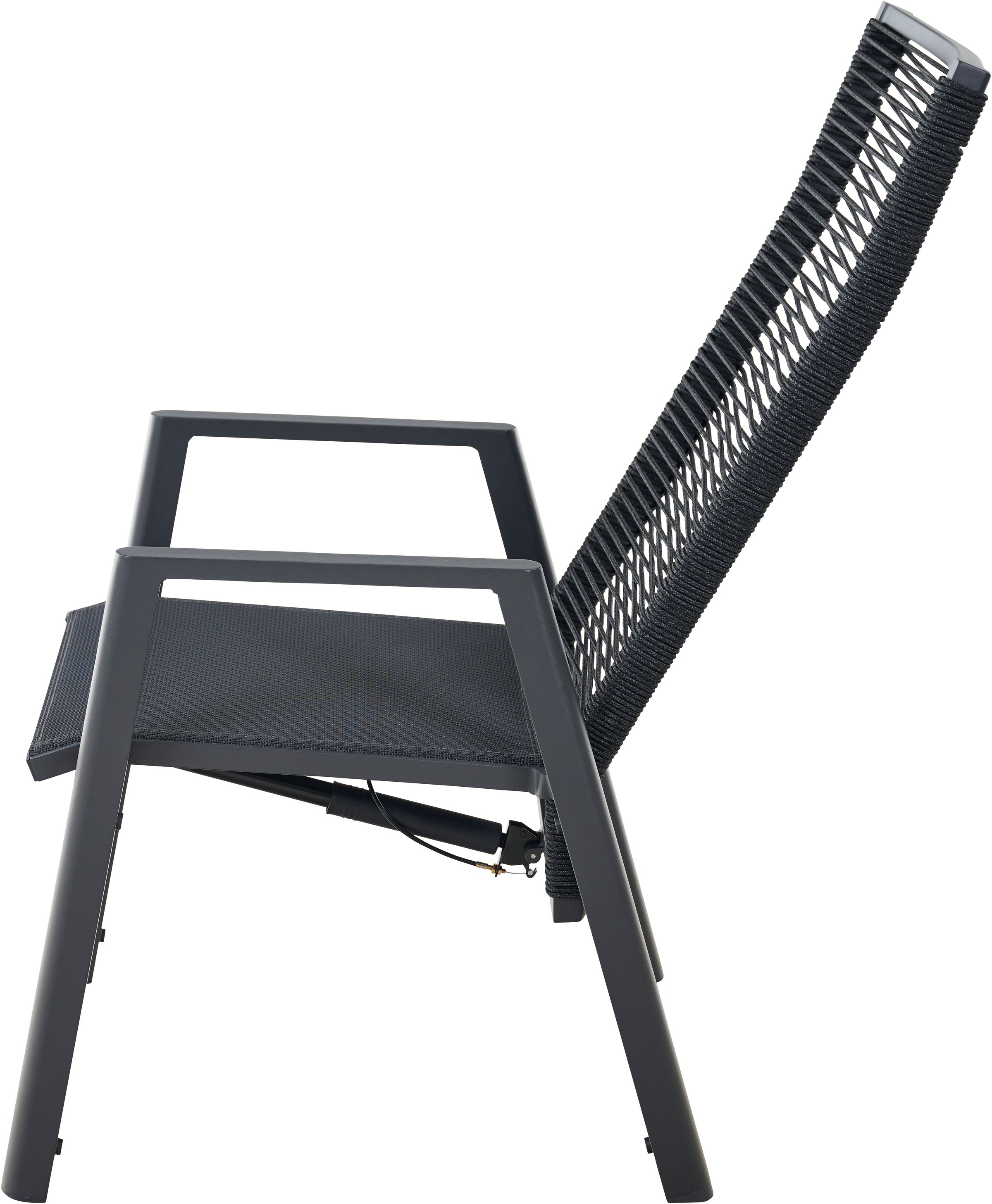 Siena Garden Gartensessel »BOLOGNA Move Sessel« Aluminiumgestell, Rope Geflecht
