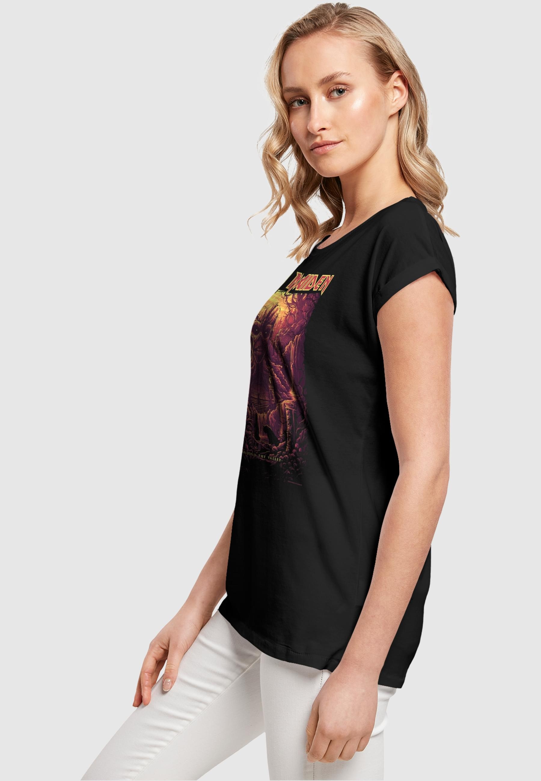 Merchcode T-Shirt »Merchcode Damen Ladies Iron Maiden - Mummy Extended Shoulder Tee«, (1 tlg.)