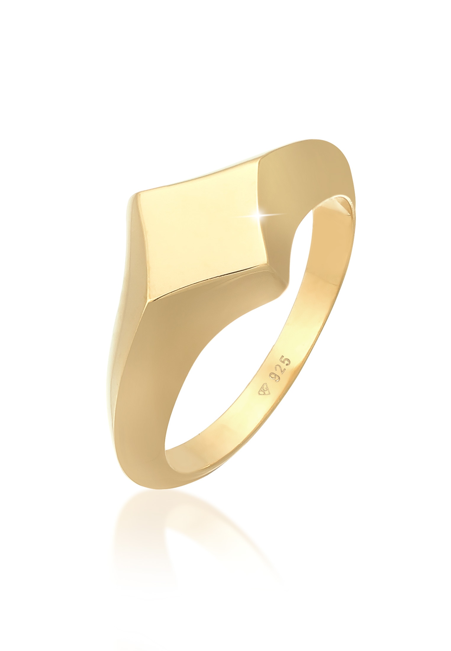 Elli Premium Siegelring »Siegelring Raute Geo Look 925 Silber« kaufen