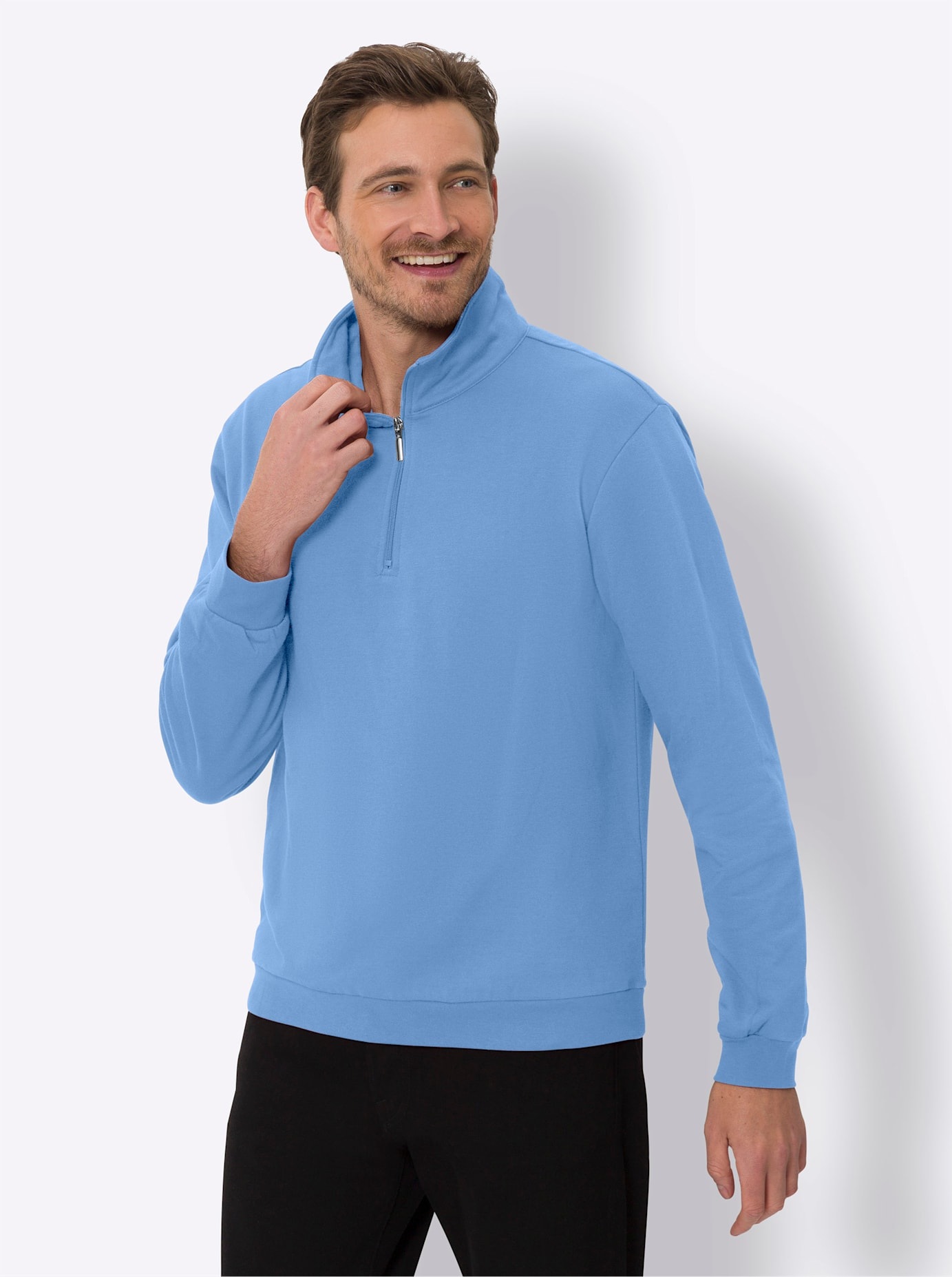 Classic Langarmshirt "Sweatshirt" 1 Stk. tlg. günstig online kaufen