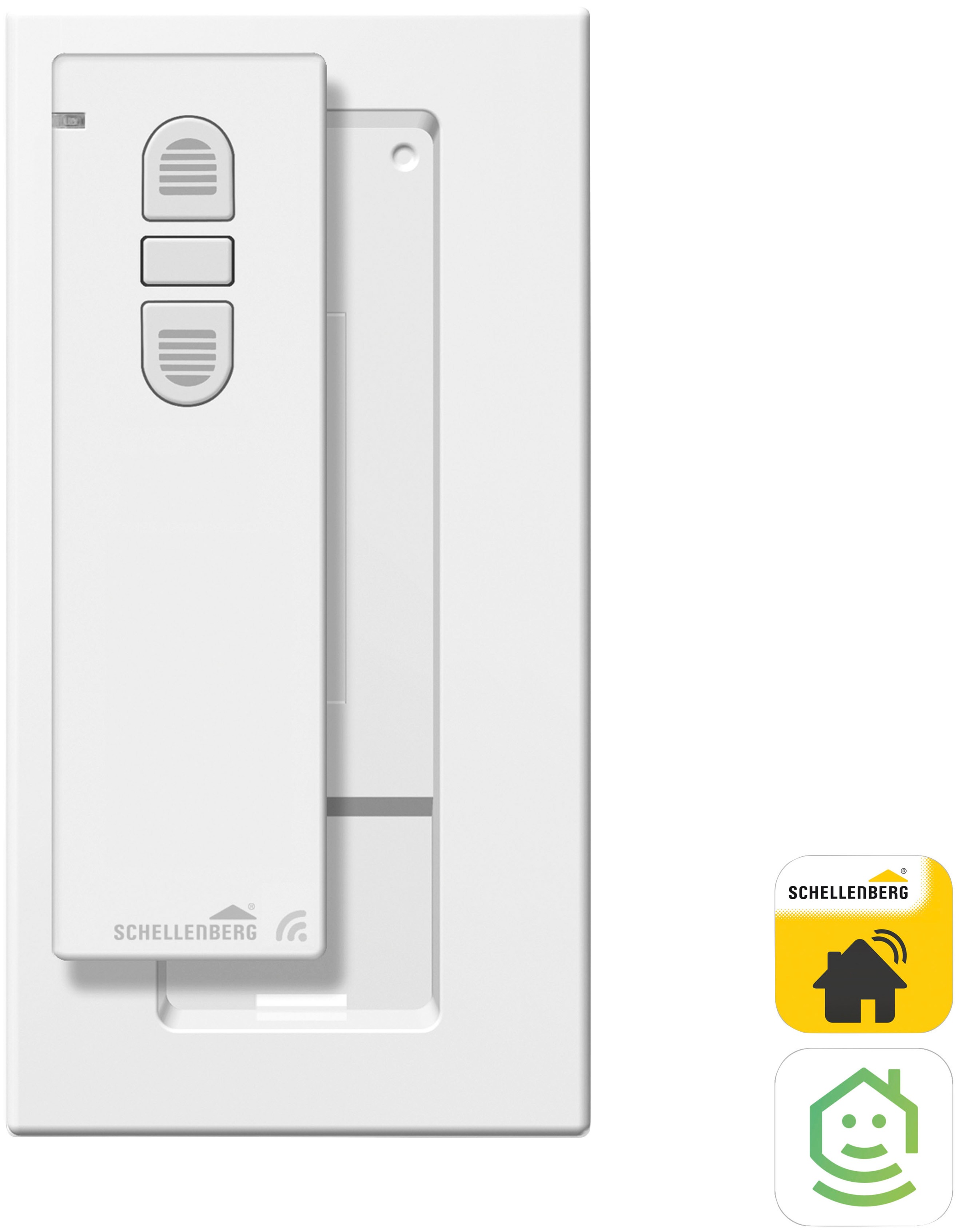 SCHELLENBERG Fernbedienung "Funk-Handsender zur Bedienung von Markisen-,", 5-in-1, Rollläden- oder Torantriebe, 1-Kanal 