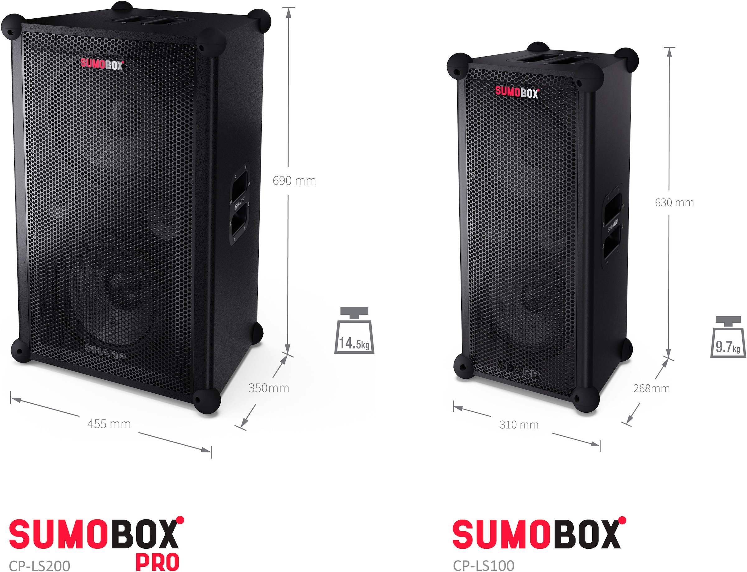 Sharp Portable-Lautsprecher »Sumobox Pro«