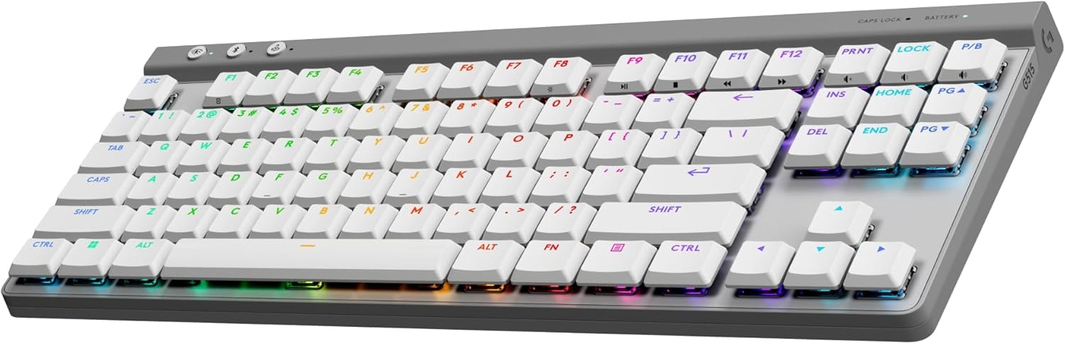 Logitech Gaming-Tastatur »G515 LIGHTSPEED TKL - WHITE - FRA - EMEA28i-935«
