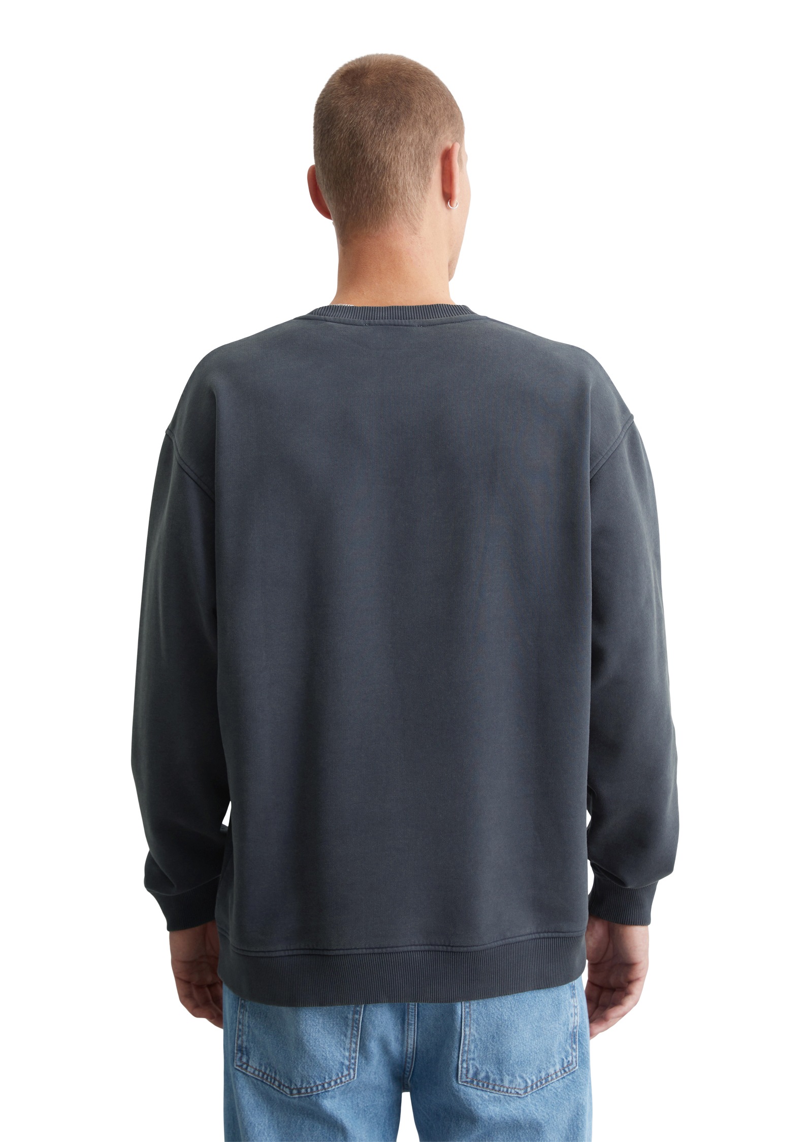 Marc O'Polo DENIM Sweatshirt, mit Ton-in-Ton-Stickerei