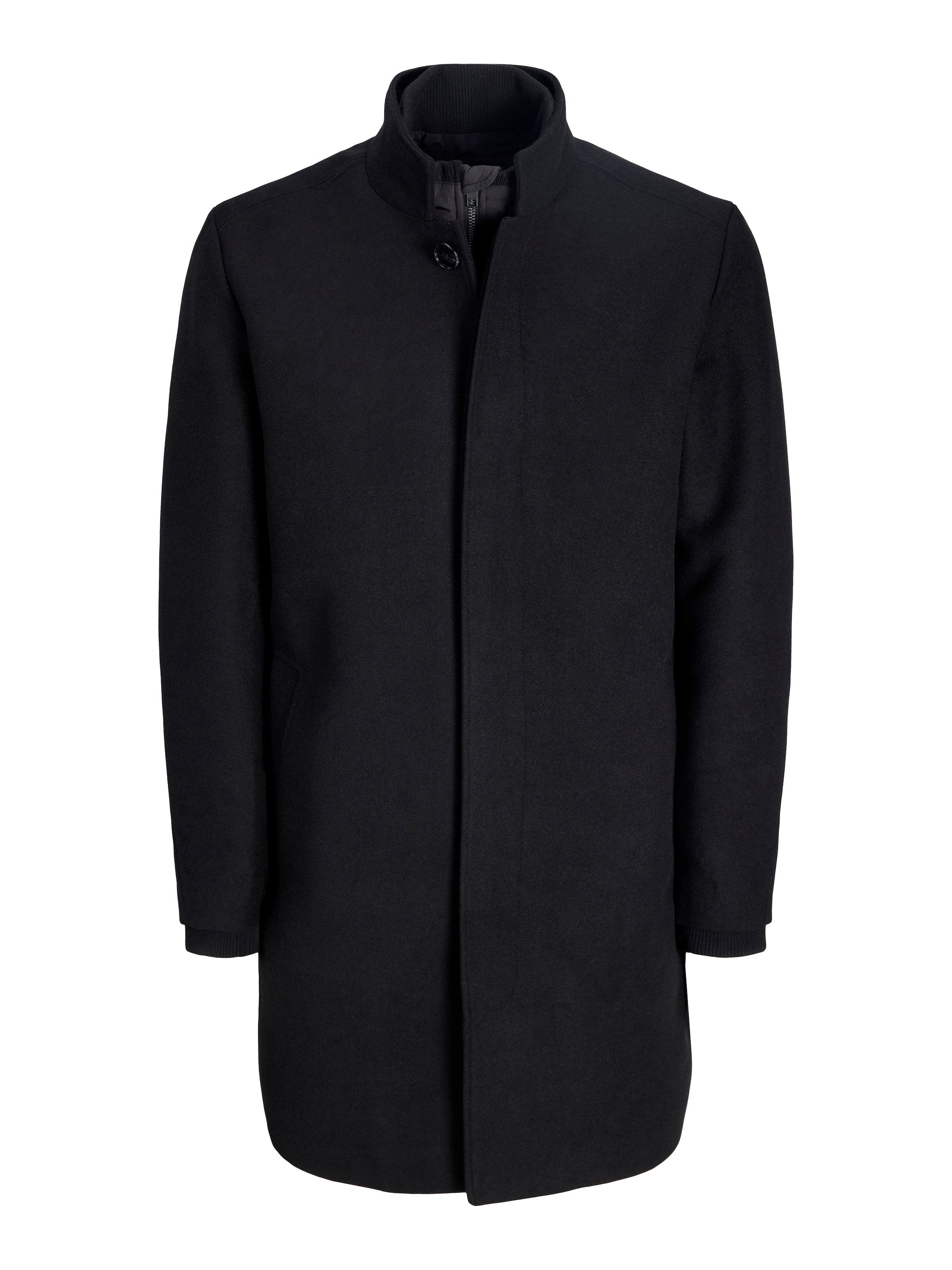 Jack & Jones Kurzmantel »JJEMELTON WOOL BLEND COAT AW26 SN« Materialmix, regular fit
