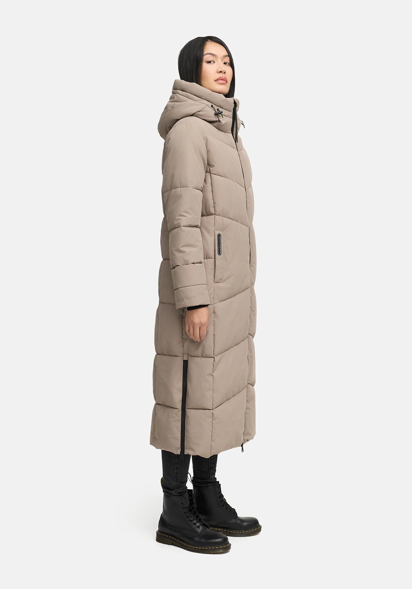 Marikoo Winterjacke »Firella«, Seitliche Belüftungsöffnungen